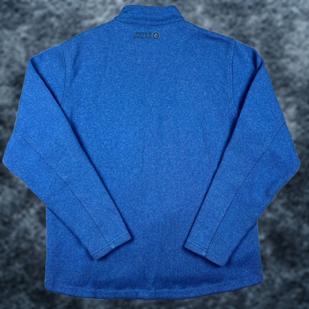 Peter Millar Peter Millar Golf Sweater Pullover Quarter Zip E4 Medium Mens Blue Size US M / EU 48-50 / 2 - 1 Thumbnail