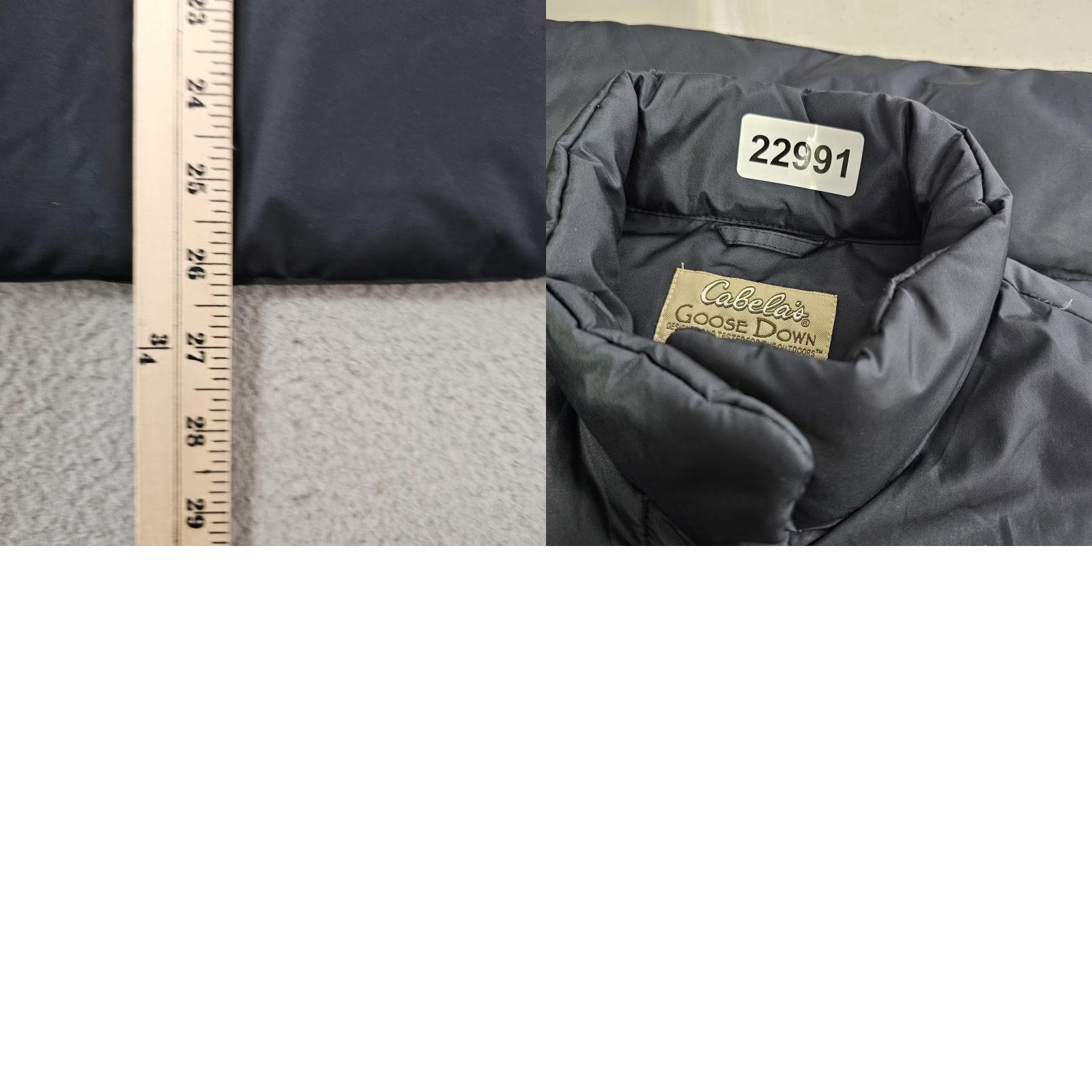 Vintage Cabela's Vest Mens M Black Puffer Snap Quilted Down Outdoor Warm Jacket? Size US M / EU 48-50 / 2 - 8 Thumbnail