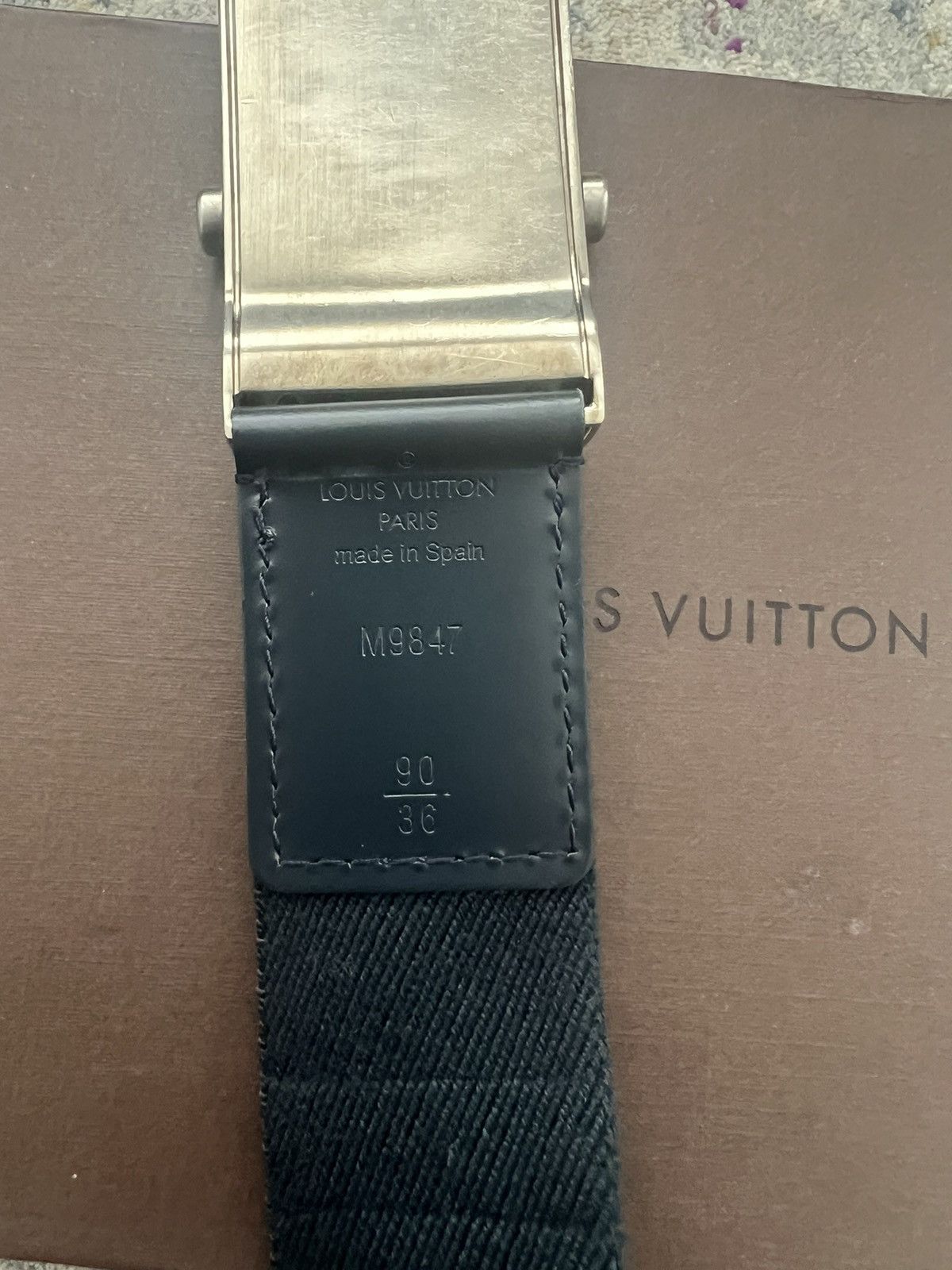 Louis Vuitton Louis Vuitton Saint-Tur Bengal Belt Sz 90/36 Size 36 - 3 Thumbnail