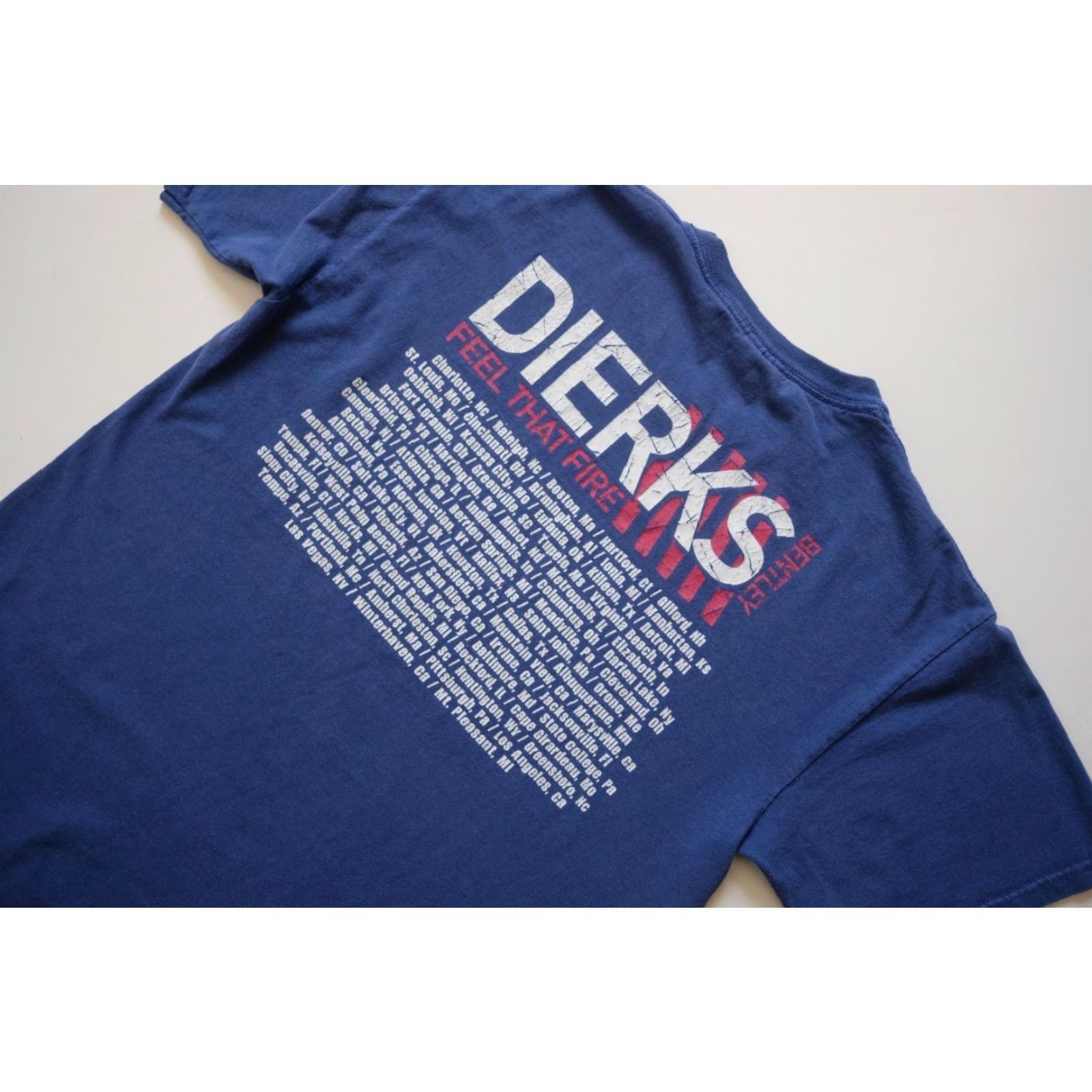 Gildan DIERKS BENTLEY VTG Y2K COUNTRY MUSIC TOUR FEEL THAT FIRE BLUE GRAPHIC T SHIRT M Size US M / EU 48-50 / 2 - 5 Thumbnail