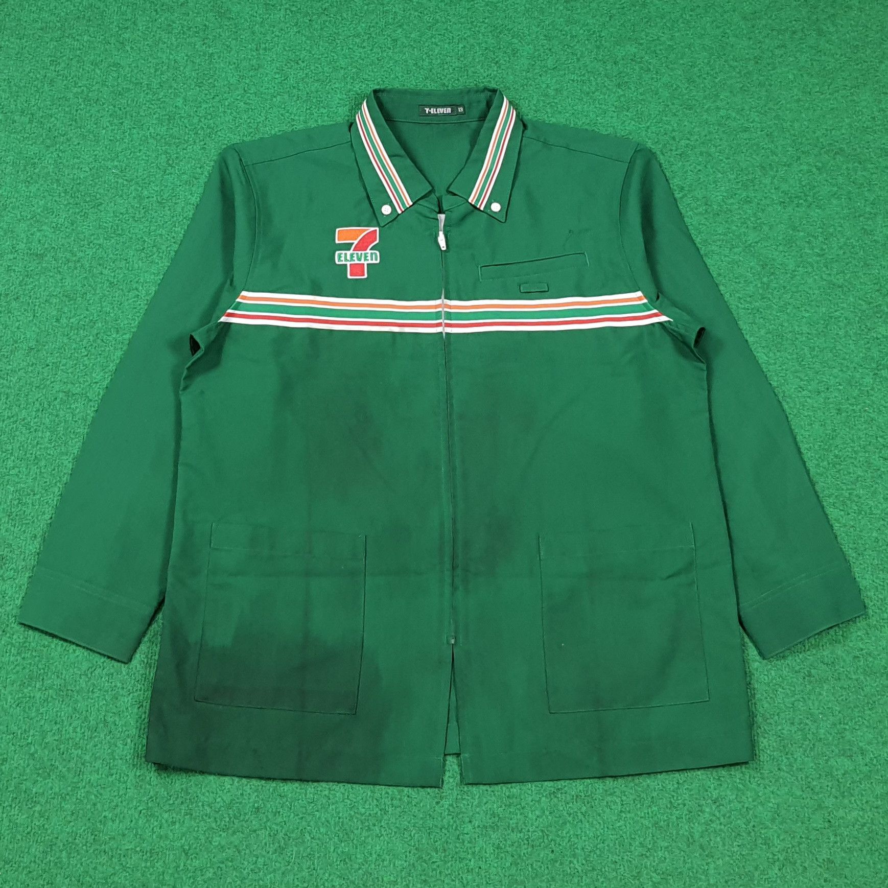 Japanese Brand Vintage 7 Eleven Japan Staff Uniform Jacket C285N7 Size M / US 6-8 / IT 42-44 - 3 Thumbnail