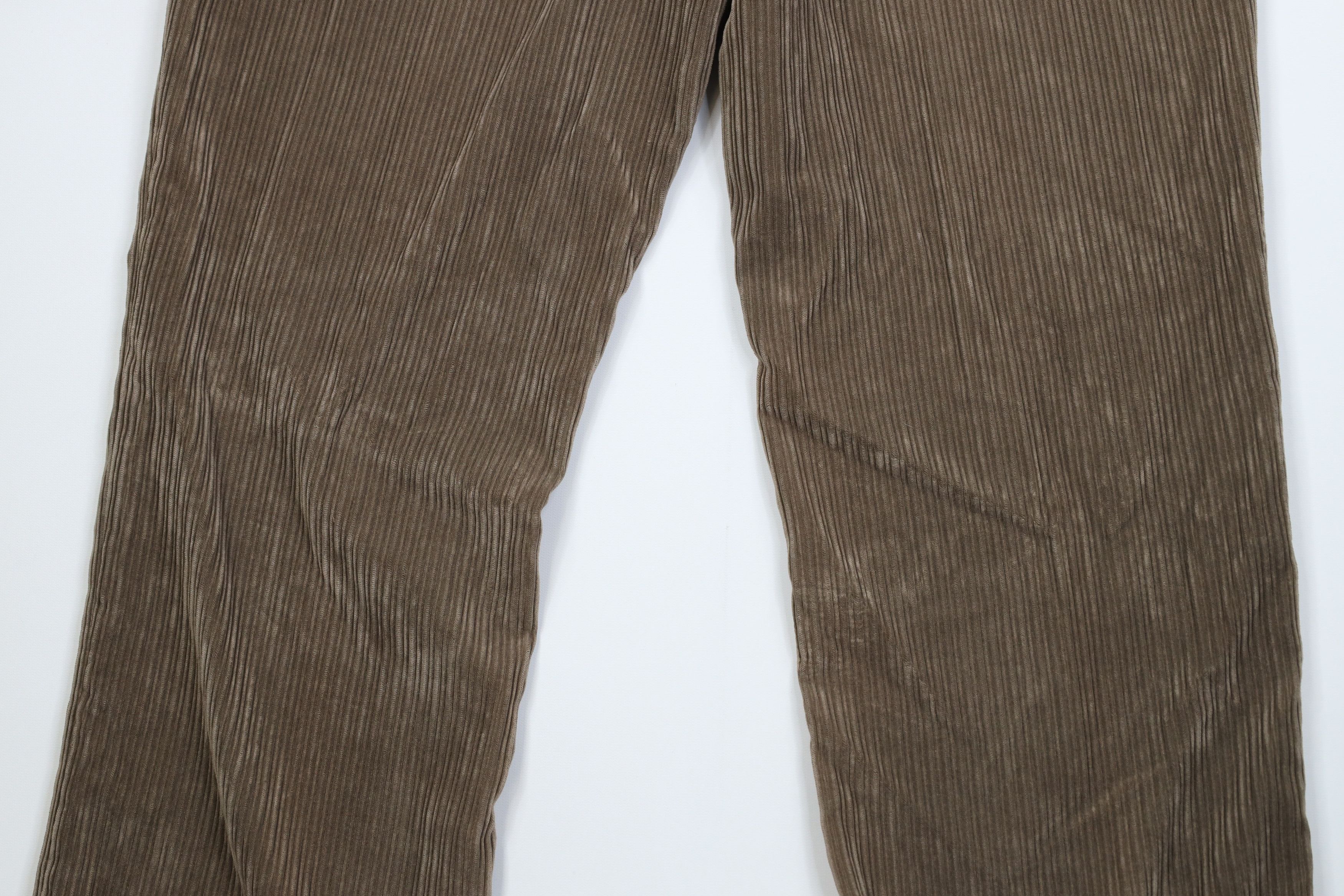 Vintage Vintage 90s Streetwear Wide Leg Corduroy Chino Pants Beige Size US 36 / EU 52 - 11 Thumbnail