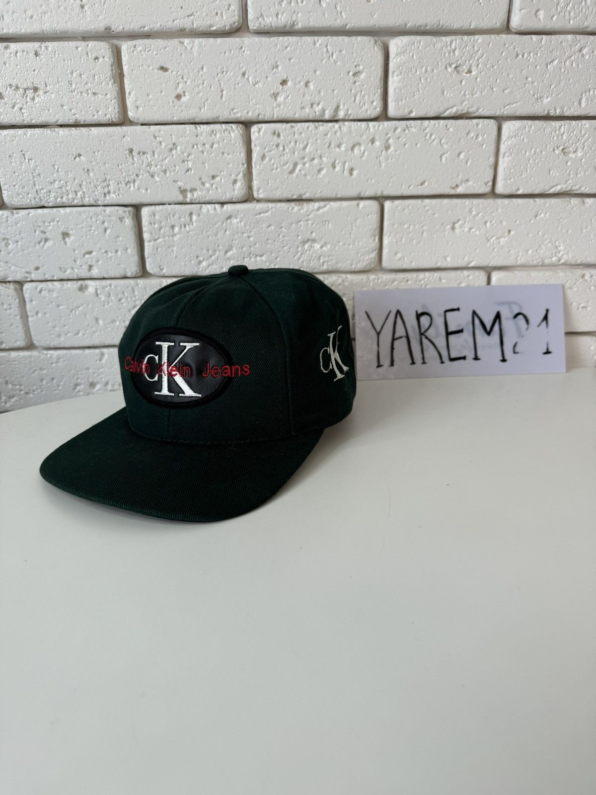 Calvin Klein Jeans vintage Made in USA cap hat