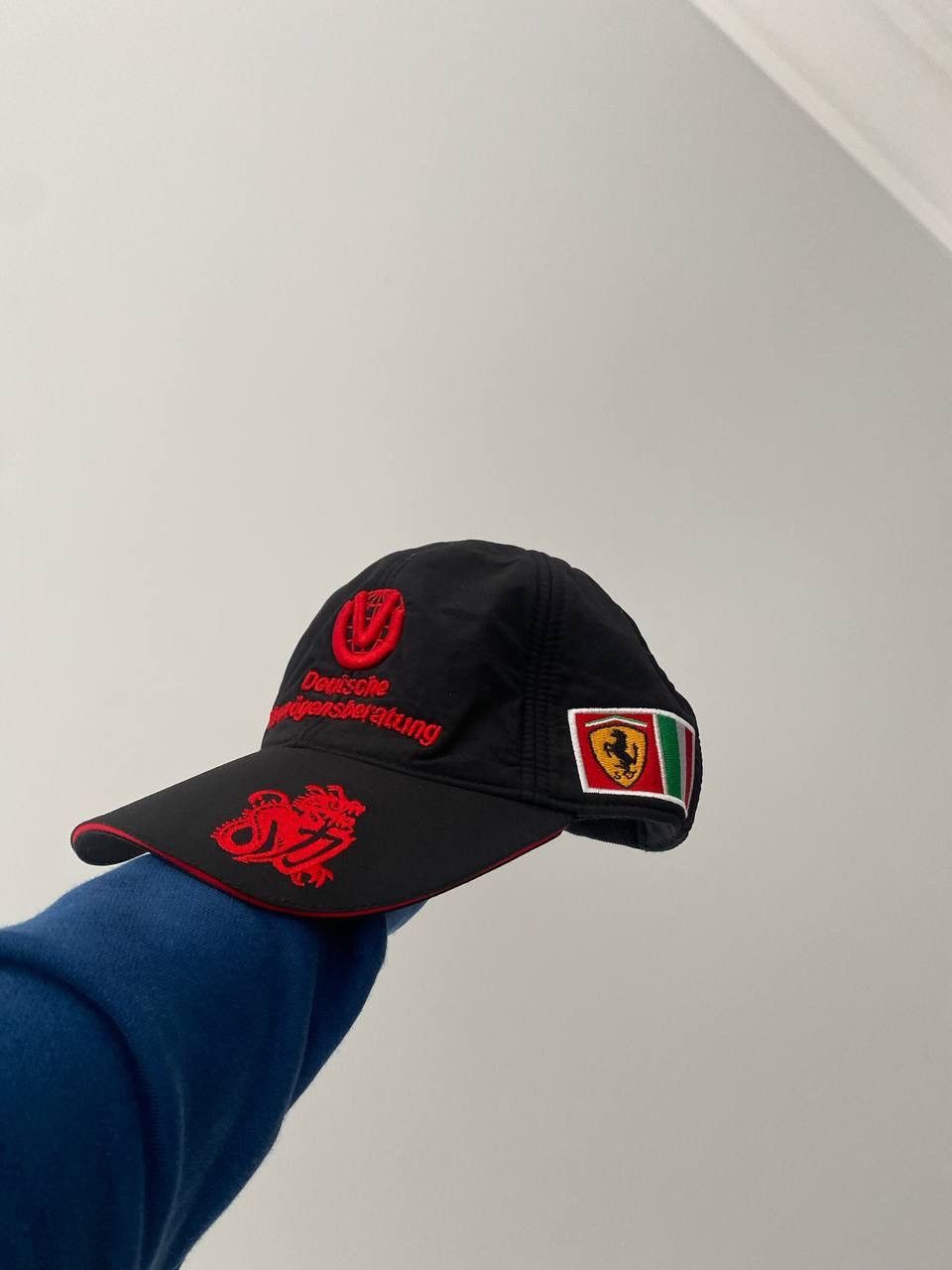 Ferrari × Vintage Vintage Ferrari Schumacher Trapper Hat Y2K OS Size ONE SIZE - 3 Thumbnail