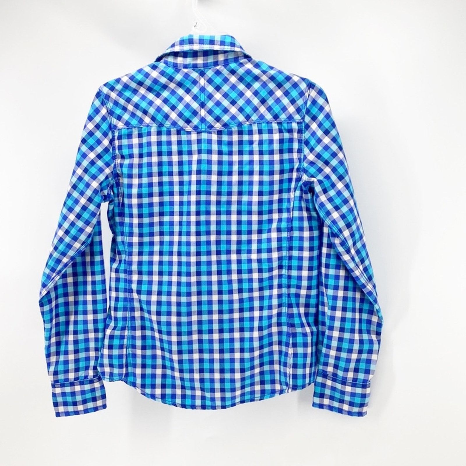 The North Face The North Face Blue Plaid Flannel pearl Button Down Gorpcore Size S / US 4 / IT 40 - 8 Thumbnail