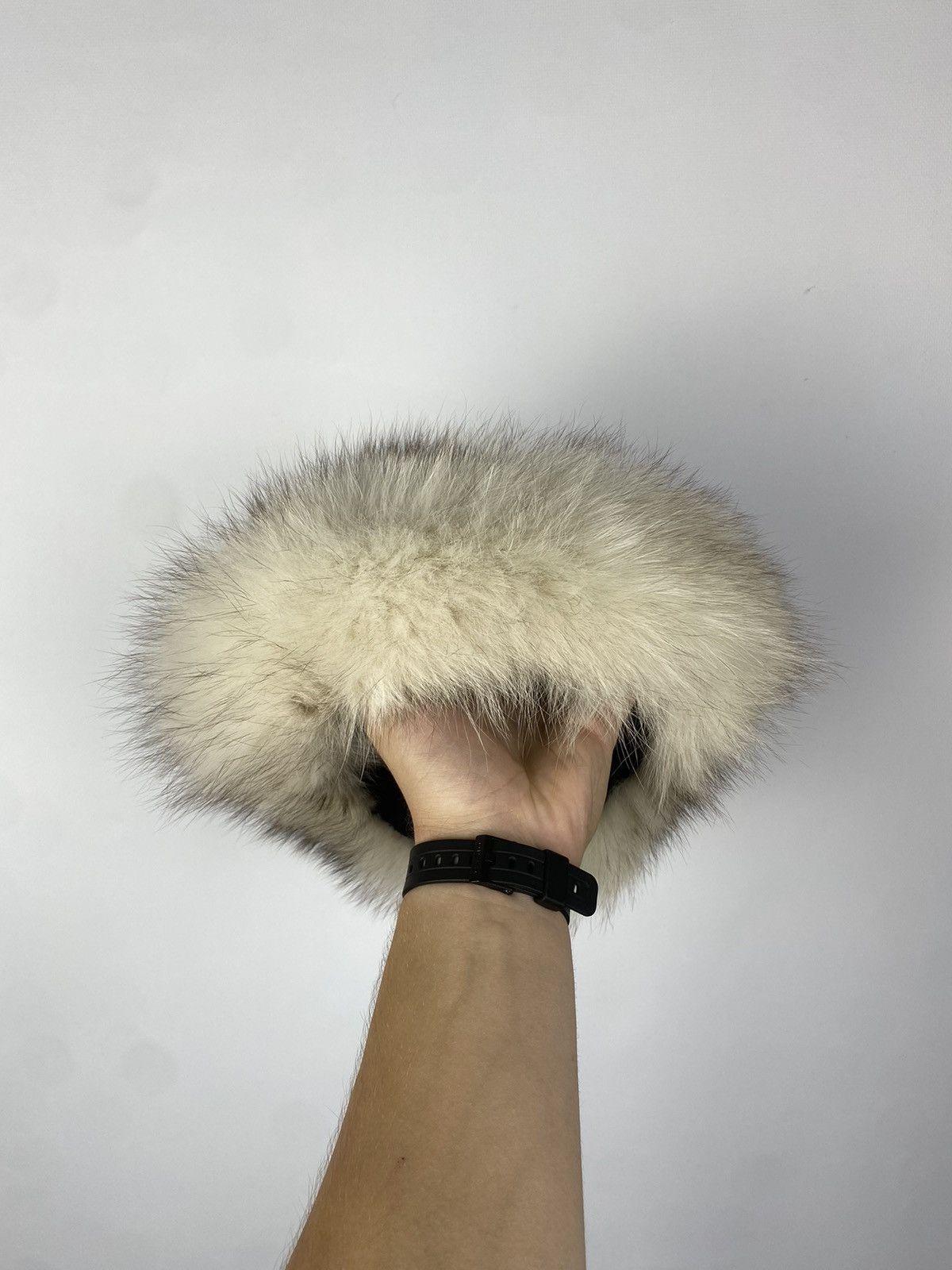 Japanese Brand Vintage Mohair Fuzzy Ushanka Y2K Opium Hype Rare Size ONE SIZE - 3 Thumbnail