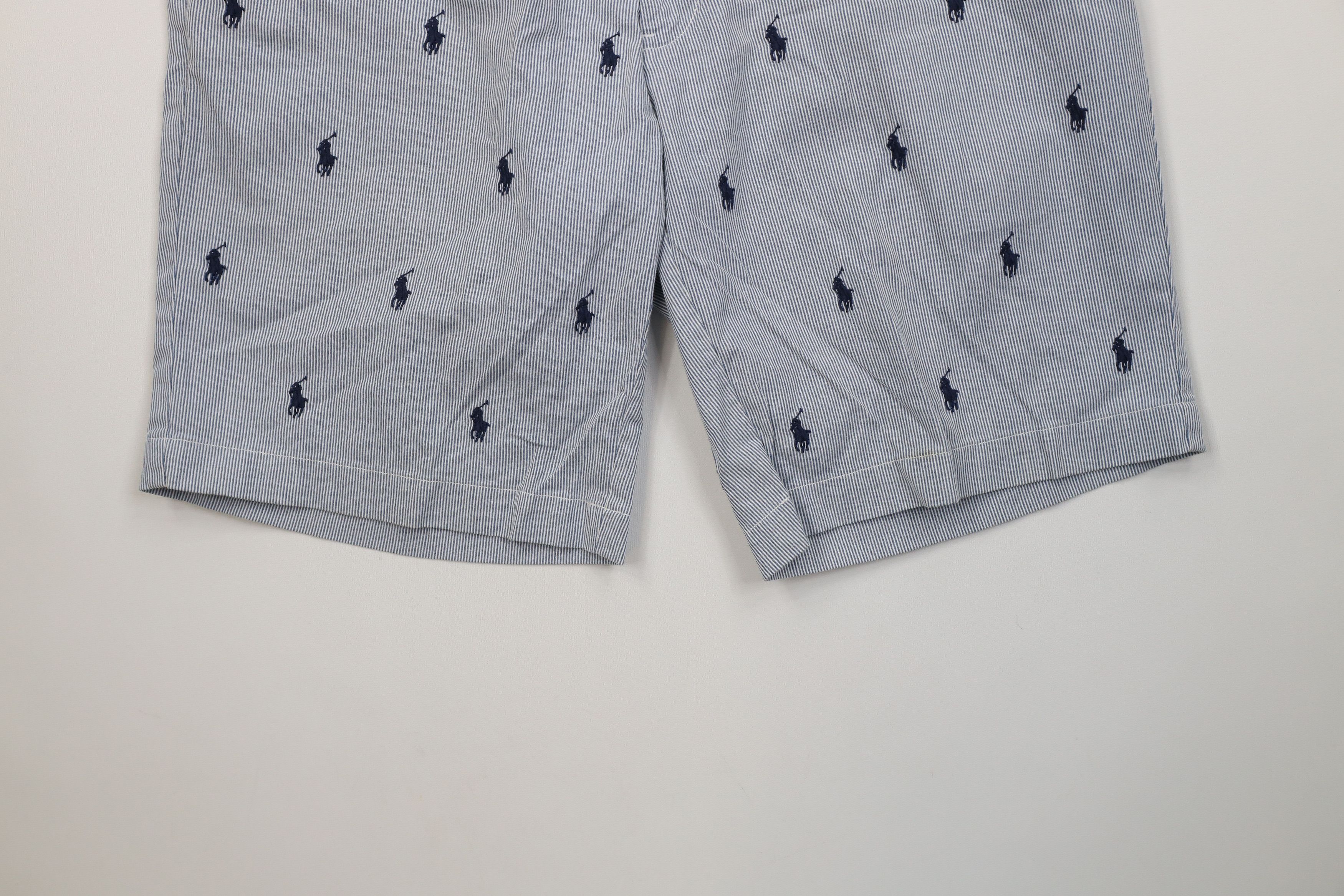 Polo Ralph Lauren Vintage Ralph Lauren Pony All Over Print Chino Shorts Size US 33 - 4 Thumbnail