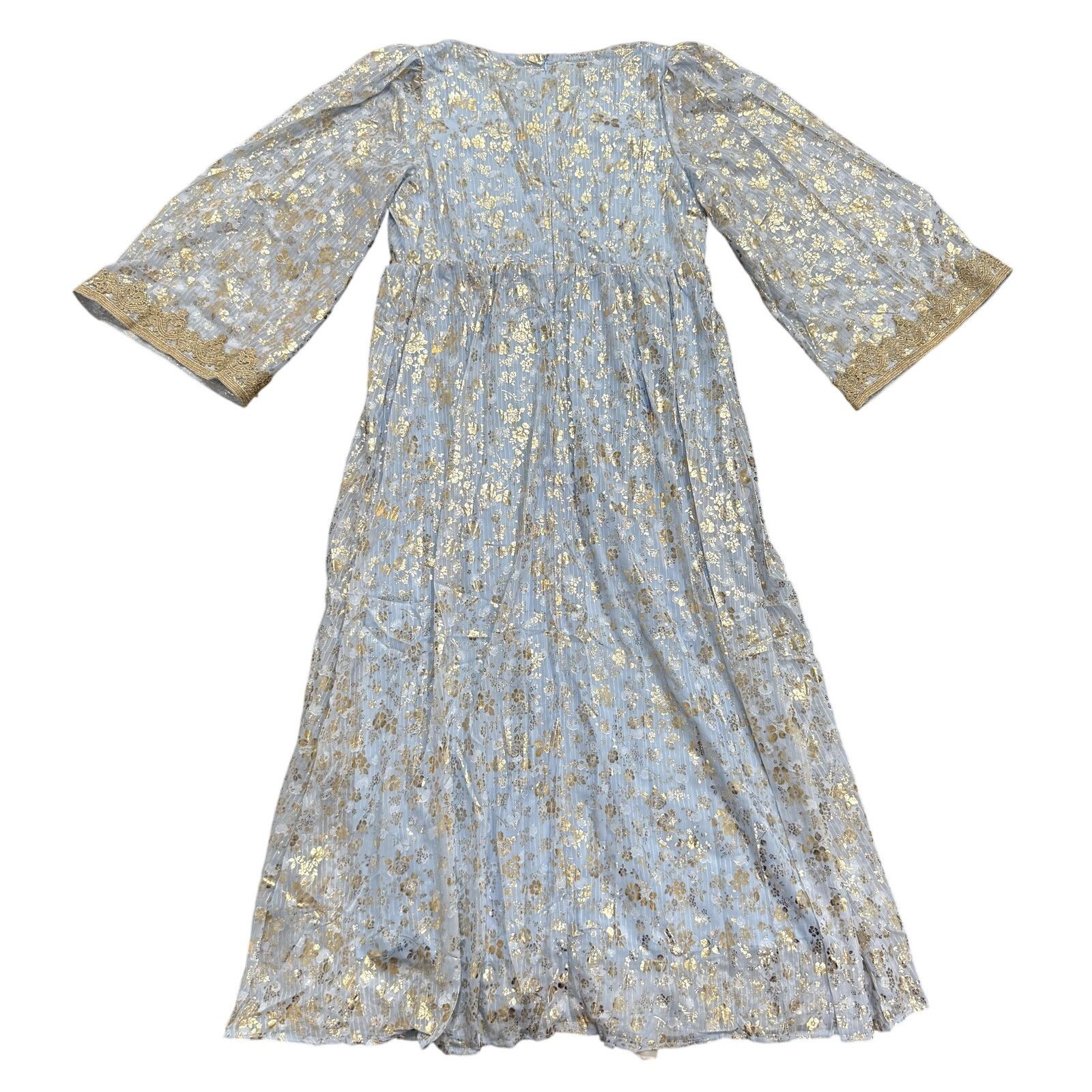 Shein Women's V-Neck Traditional Floral Print Maxi Dress, Size 2XL Size XXL / US 16-18 / IT 52-54 - 2 Thumbnail