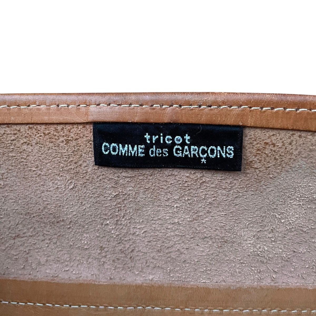 Comme des Garcons VINTAGE 90s Comme des Garcons tricot Vegan Leather Bag Size ONE SIZE - 7 Thumbnail
