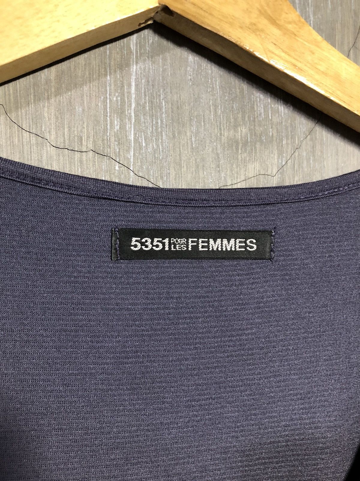 5351 POUR LES HOMMES × Japanese Brand × Le Grande Bleu (L.G.B.) 5351 Pour Les Femmes Tshirt Size M / US 6-8 / IT 42-44 - 11 Thumbnail