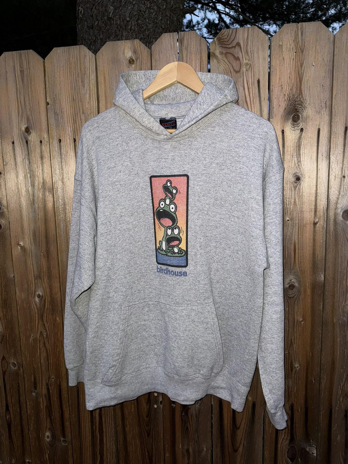 Tony Hawk Vintage 90s Birdhouse Willy Santos Frogs Hoodie Large Rare Size US L / EU 52-54 / 3 - 3 Thumbnail