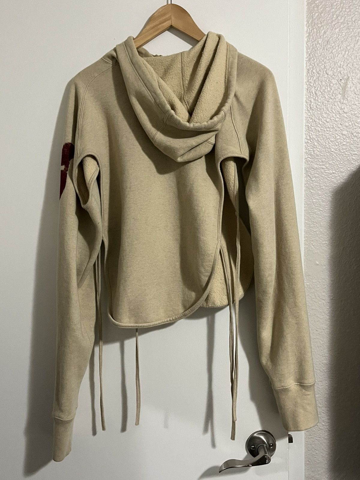 Walter Van Beirendonck AESTHETIC TERRORIST AW03/04 Wooly Bib Hoodie Size US M / EU 48-50 / 2 - 3 Thumbnail