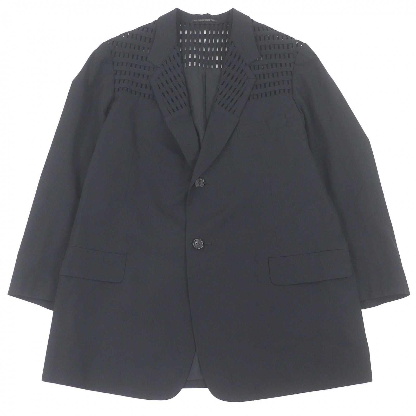 Other Yoji Yamamoto Pool Homme Yohji Yamamoto Pour Homme Wool Jacket Textile Outerwear DUTY FREE for USA Size ONE SIZE - 1 Thumbnail