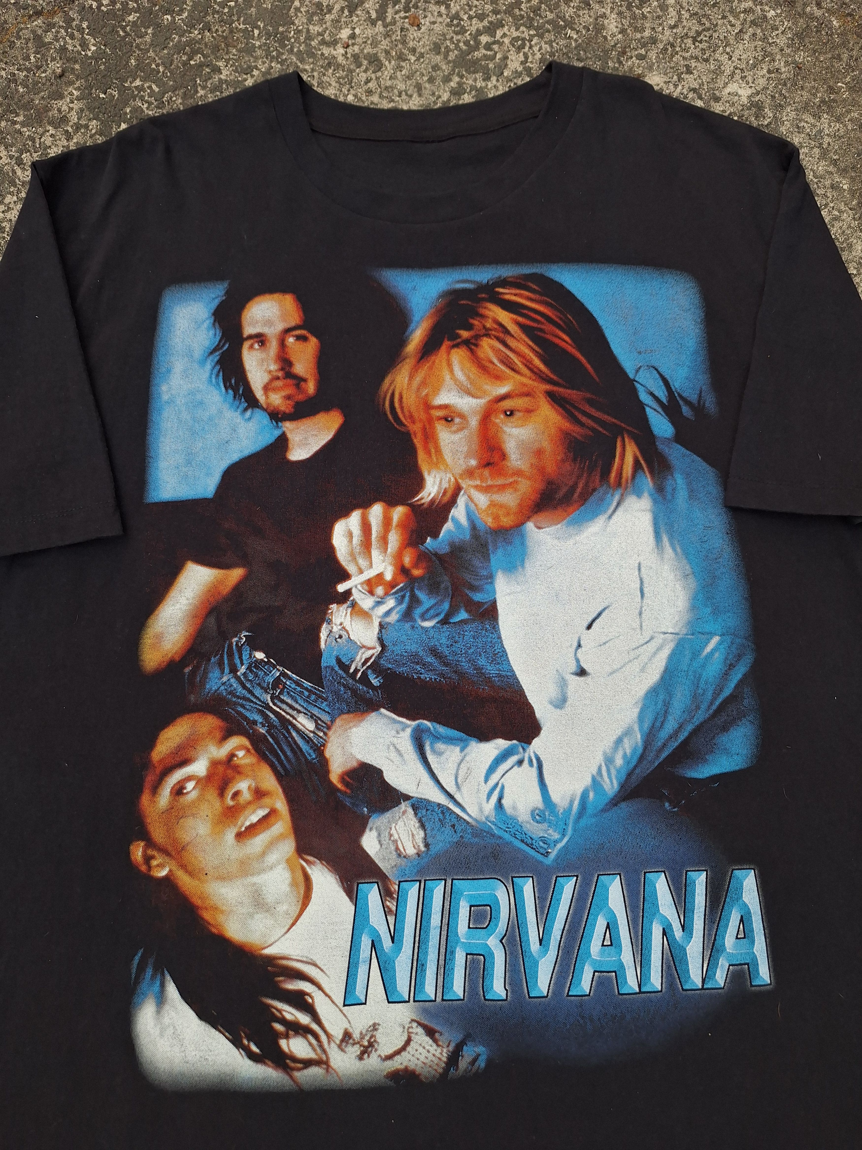 Band Tees × Nirvana Vintage Kurt Cobain T Shirt Resurreccion 90
