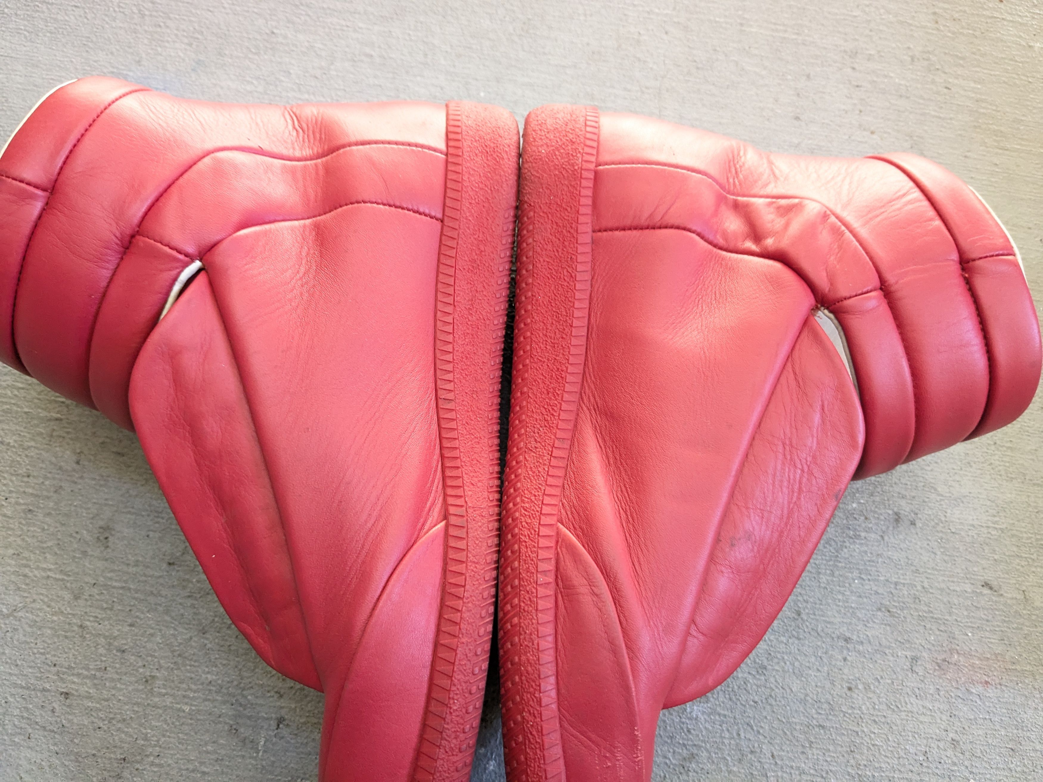 Maison Margiela Maison Margiela Future High Tops Red 9 42 High Leather Size US 9 / EU 42 - 18 Thumbnail
