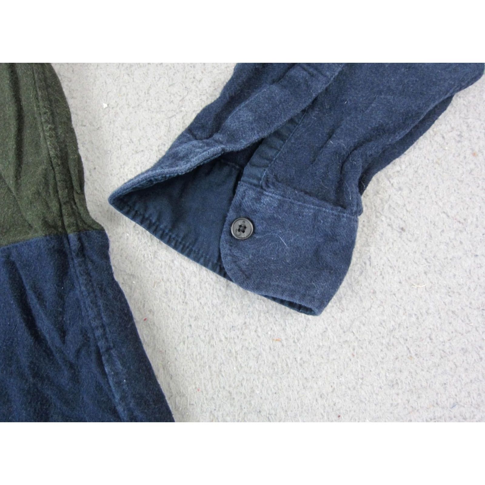 Uniqlo Uniqlo JW Anderson Polo Shirt Adult Medium Blue Flannel Rugby Long Sleeve Size US M / EU 48-50 / 2 - 5 Thumbnail