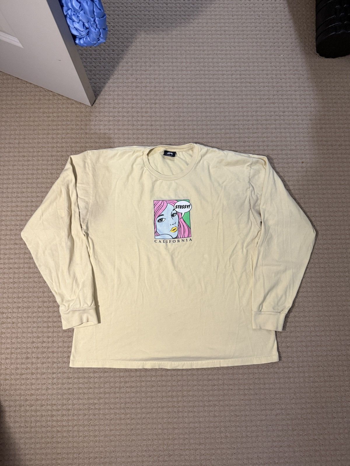 Stüssy California Girl Long Sleeve T-Shirt Size XL