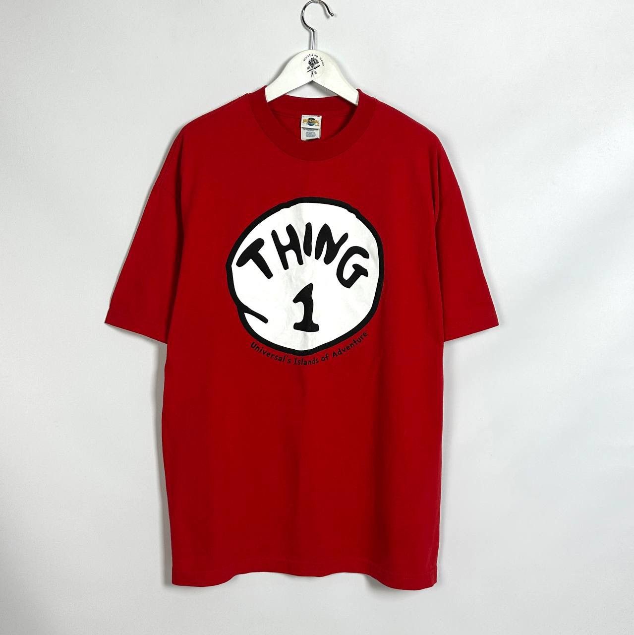 Universal Studios Vintage 90s Thing 1 Universal Studios tee Disney Disneyland Size US XL / EU 56 / 4 - 1 Thumbnail