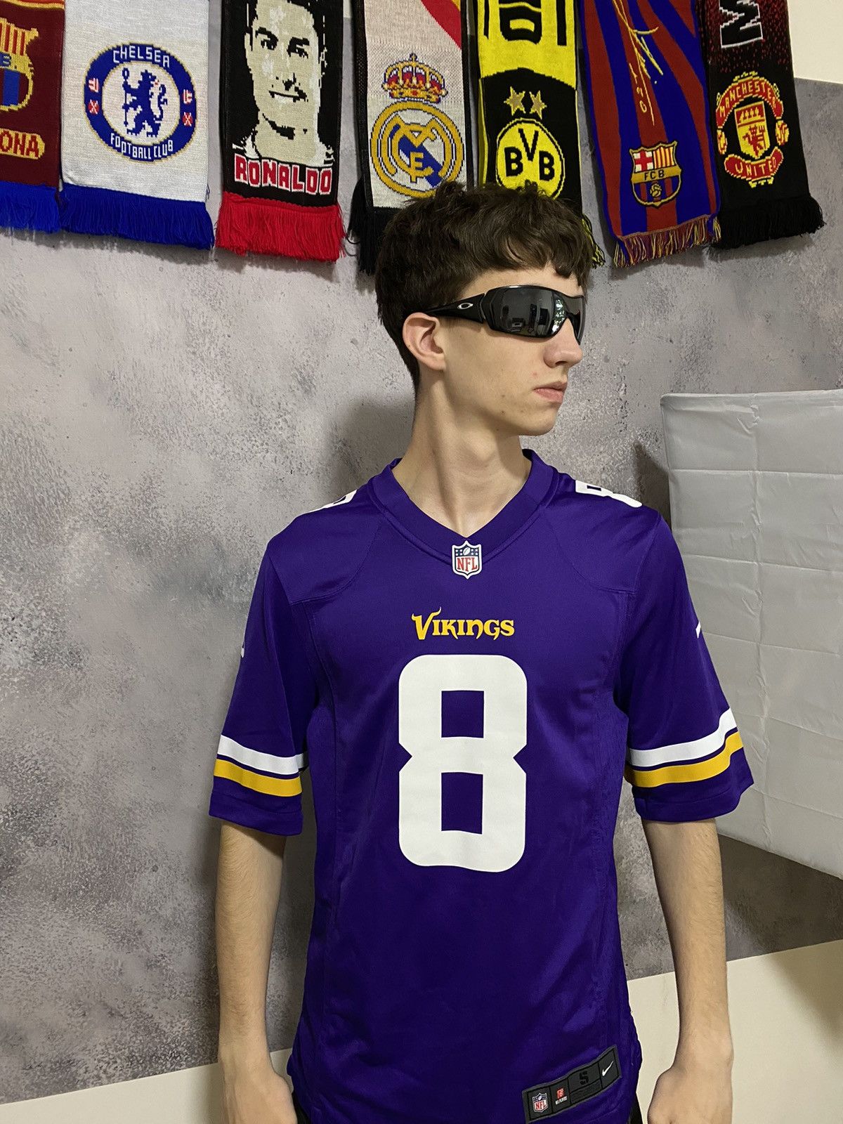 Nike Nike On Field Minnesota Vikings Kirk Cousins #8 NFL Jersey Size US S / EU 44-46 / 1 - 1 Thumbnail
