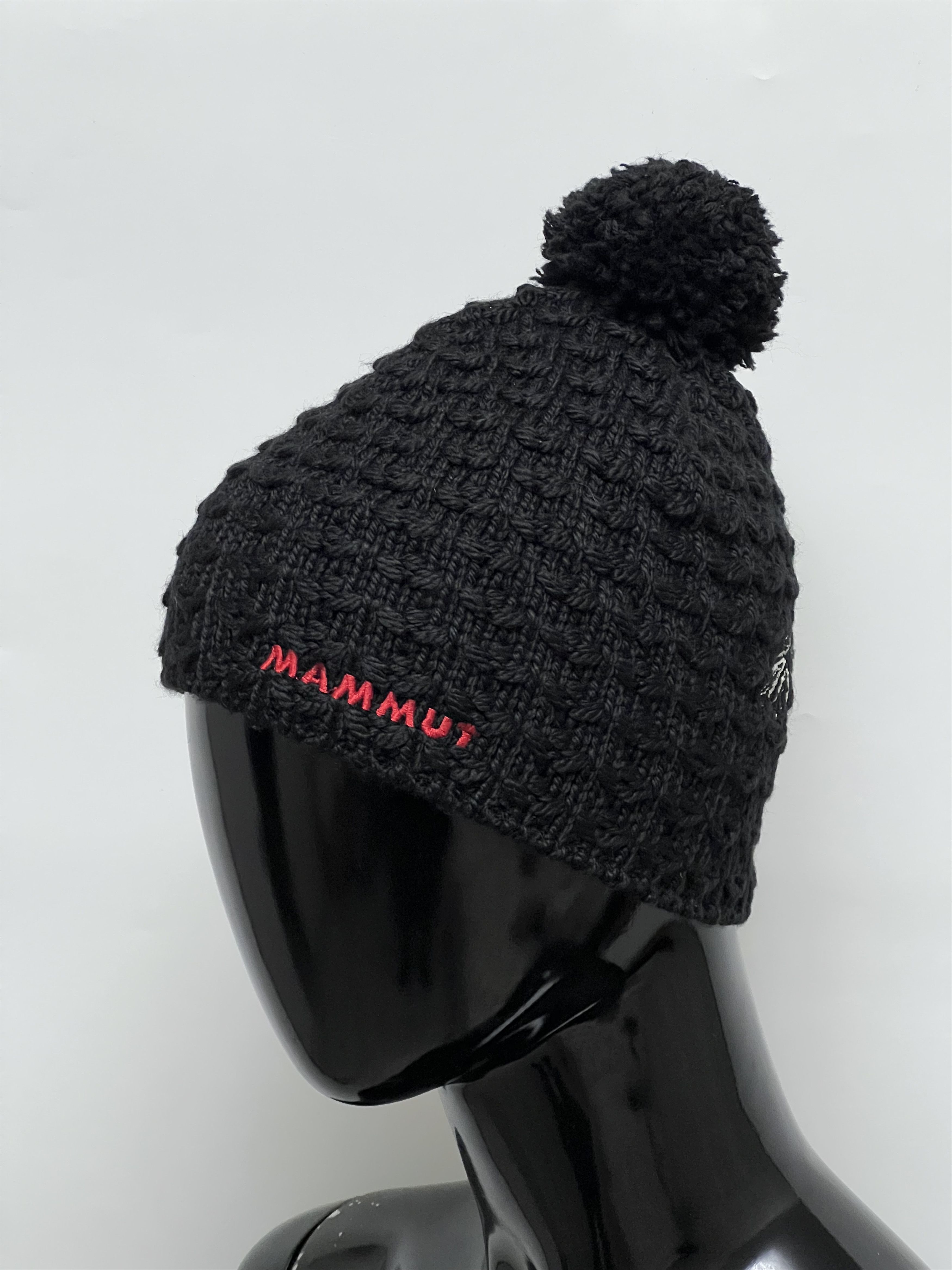 Mammut Mammut Beanie Hat Knit Pom Pom Lined Thermal Winter Outdoor Size ONE SIZE - 1 Thumbnail