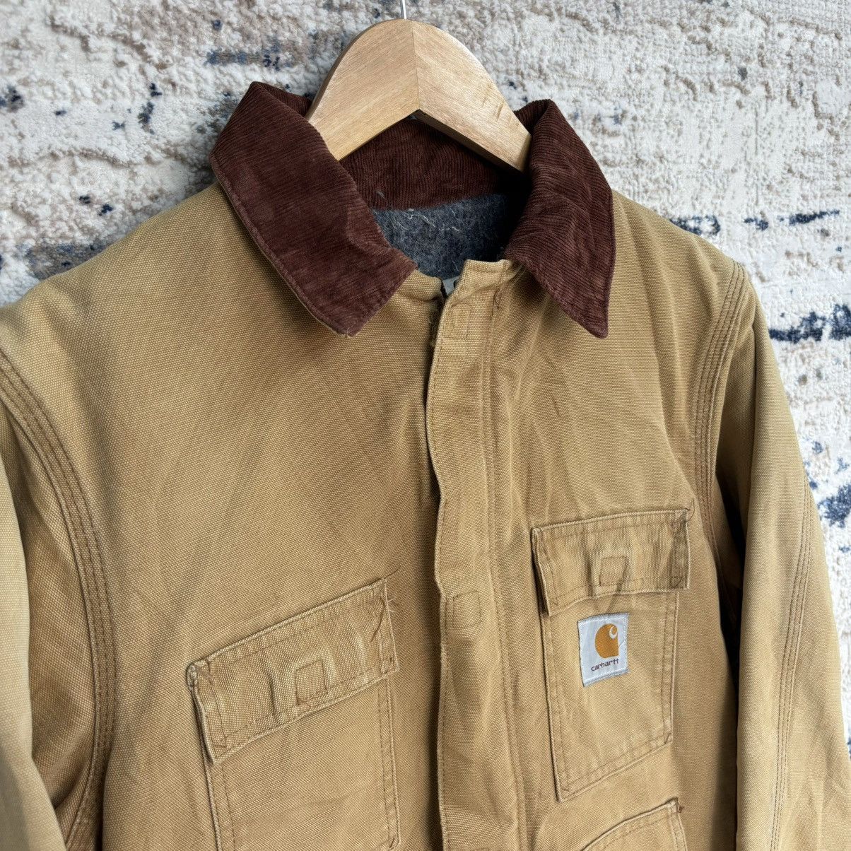 Carhartt × Vintage Vintage Carhartt Detroit Blanket Lined Jacket Size US M / EU 48-50 / 2 - 3 Thumbnail