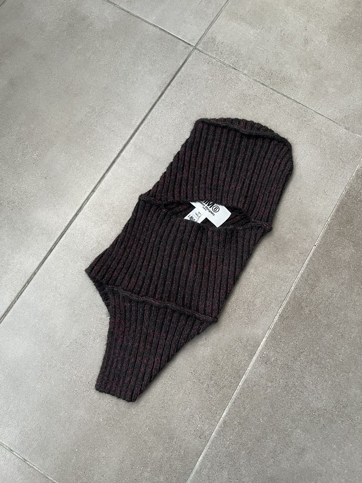 Maison Margiela !DS! AW23 Maison Margiela Exposed Seam Rolling Balaclava Size ONE SIZE - 9 Thumbnail