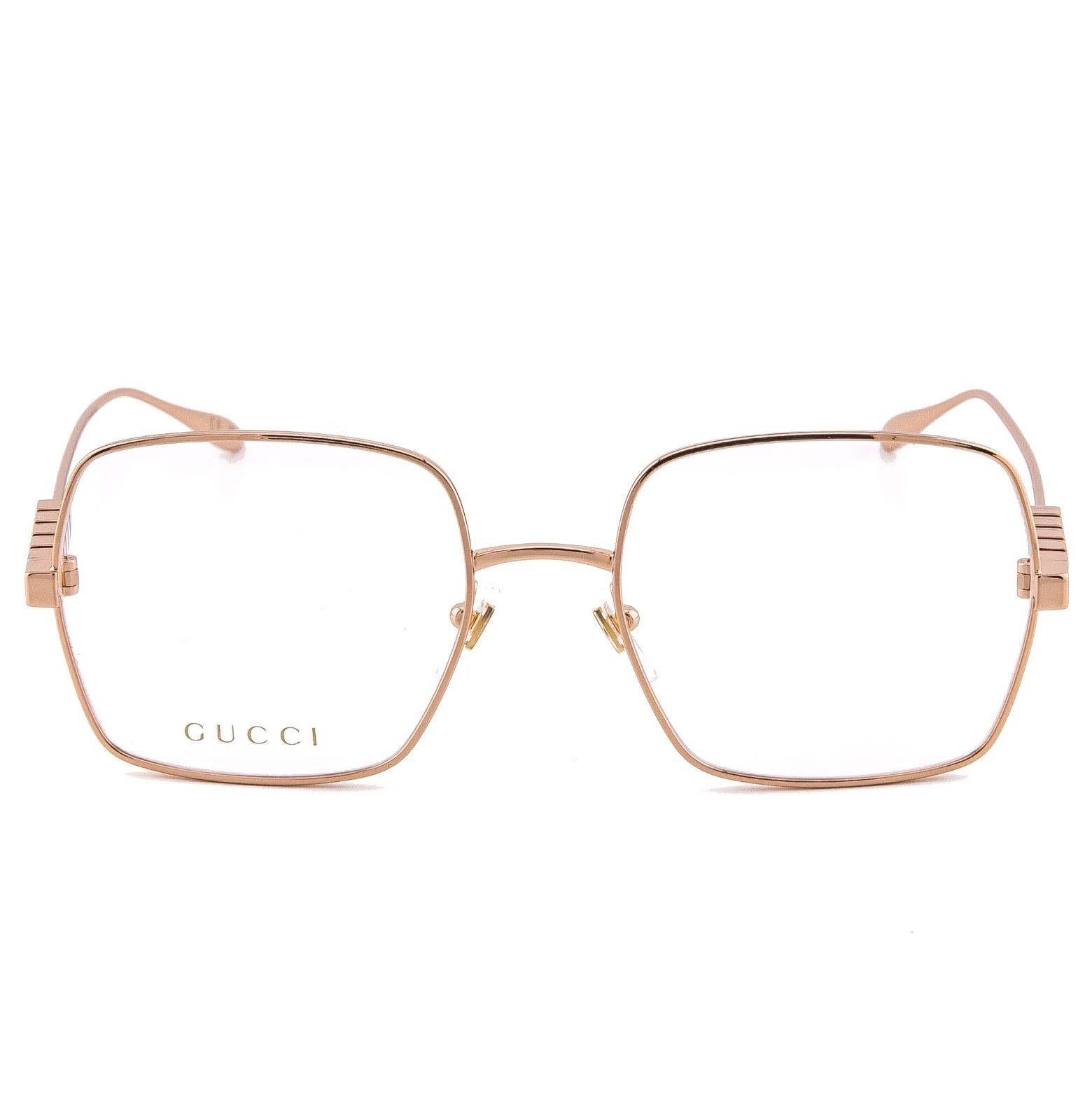 Gucci GUCCI GG1434O 1434 Rose Metal Optical Geometric 002 Size ONE SIZE - 7 Thumbnail
