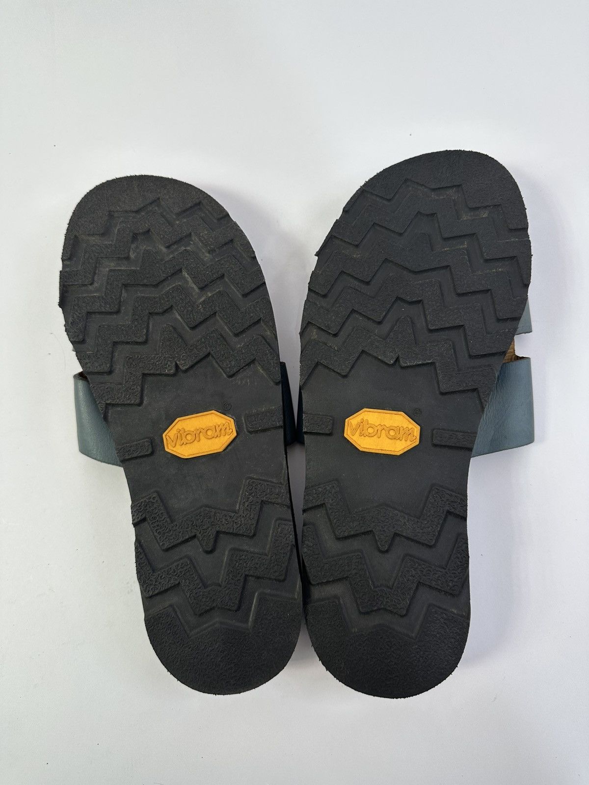 Hermes × Vintage Vintage Hermes Blue Leather Izmir Sandals Size 40-41 Size US 7.5 / EU 40-41 - 5 Thumbnail
