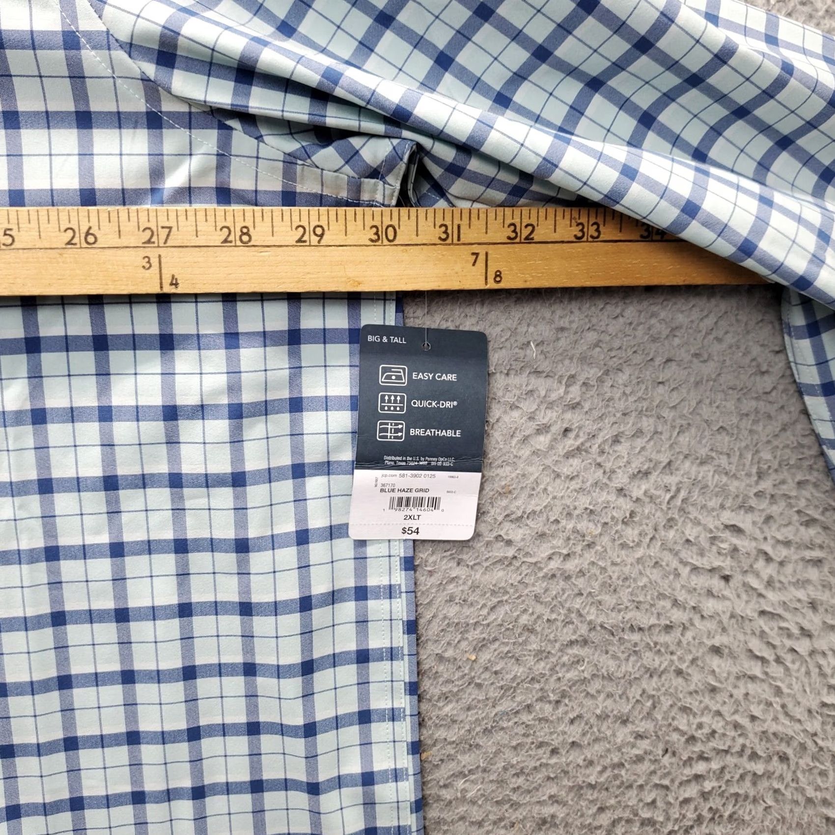 Vintage St. John's Bay Shirt Mens 2XLT Multi Plaid Button-Down Chest Pocket Classic Fit Shirt Mens 2XLT Plaid Button-Up Outdoor" Size US XXL / EU 58 / 5 - 4 Thumbnail