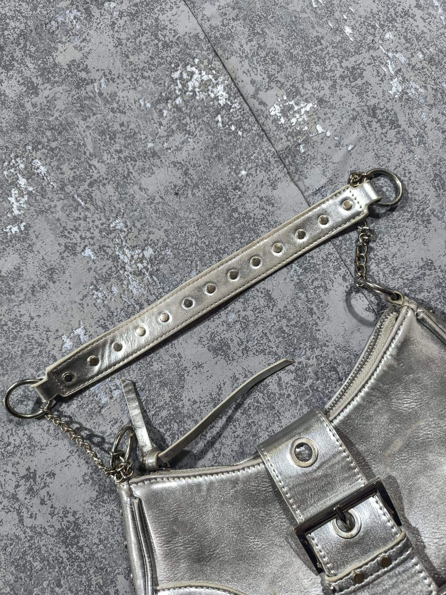 Hysteric Glamour Metallic Silver Y2k Shoulder-Bag Size ONE SIZE - 4 Thumbnail