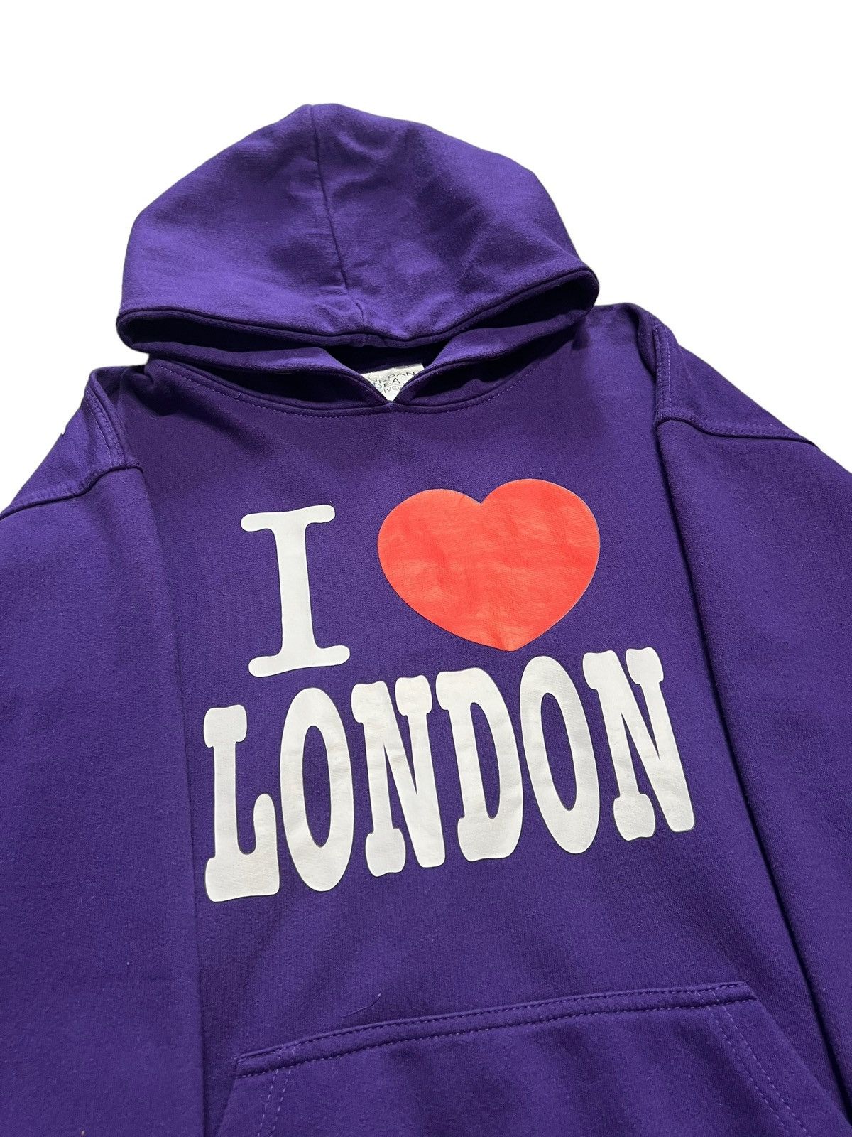 Japanese Brand × Vintage I <3 London Hoodie vintage y2k boxy purple Size US S / EU 44-46 / 1 - 2 Thumbnail