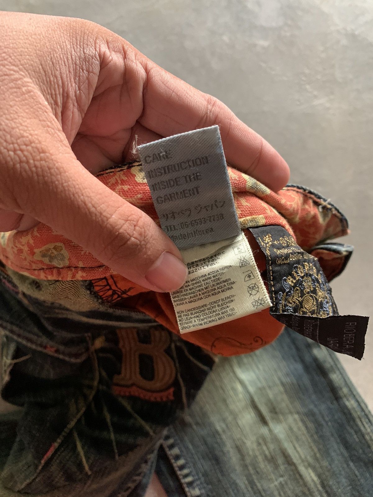 If Six Was Nine y2k rusty flare riobera jeans spellout embroidery hi-rise Size US 30 / EU 46 - 12 Thumbnail