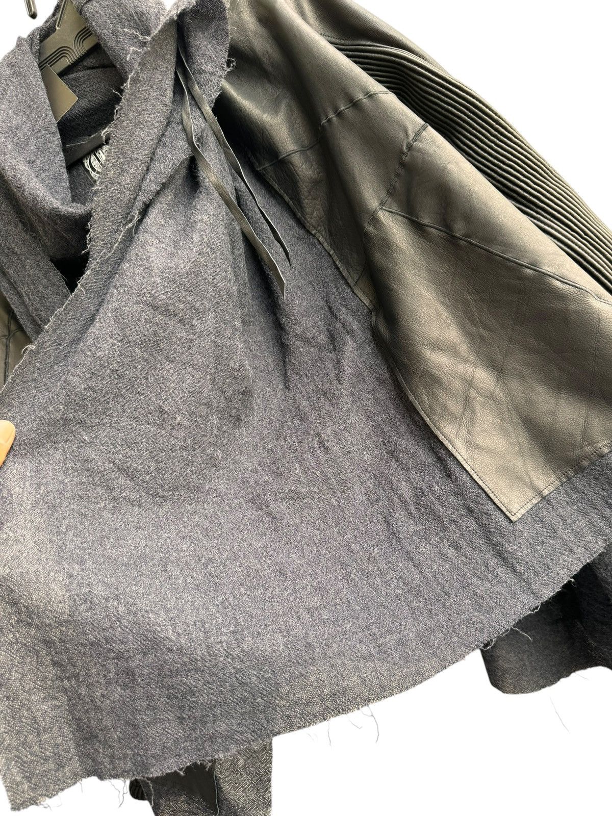 If Six Was Nine Avant Garde Obelisk Leather Jacket Size US XS / EU 42 / 0 - 14 Thumbnail