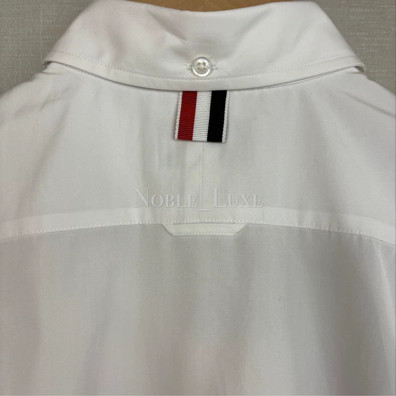 Thom Browne Thom Browne Long-sleeved cotton shirt Size XS / US 0-2 / IT 36-38 - 6 Thumbnail