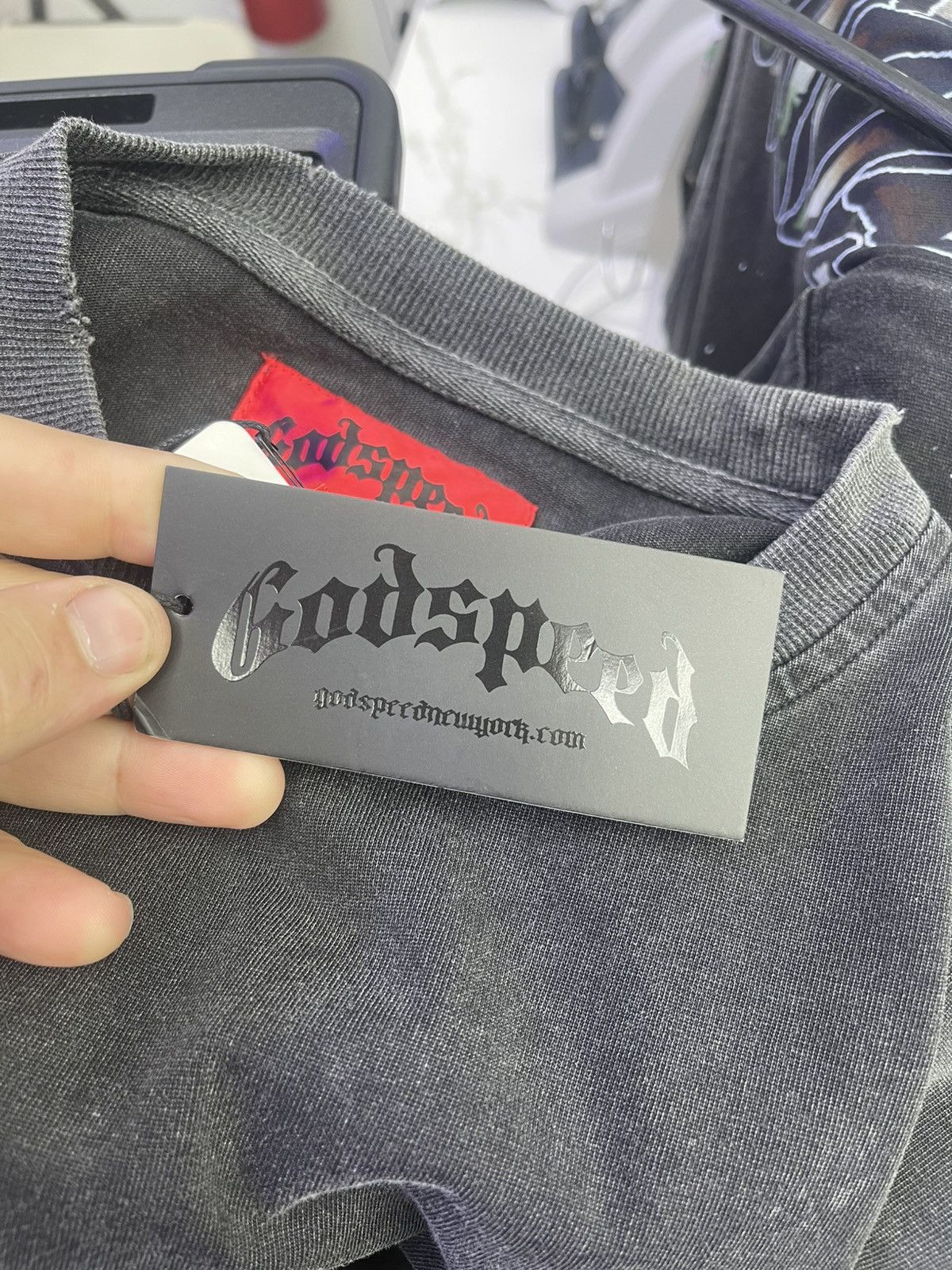 Godspeed Godspeed longsleeve small astronaut logo black Size US S / EU 44-46 / 1 - 4 Thumbnail