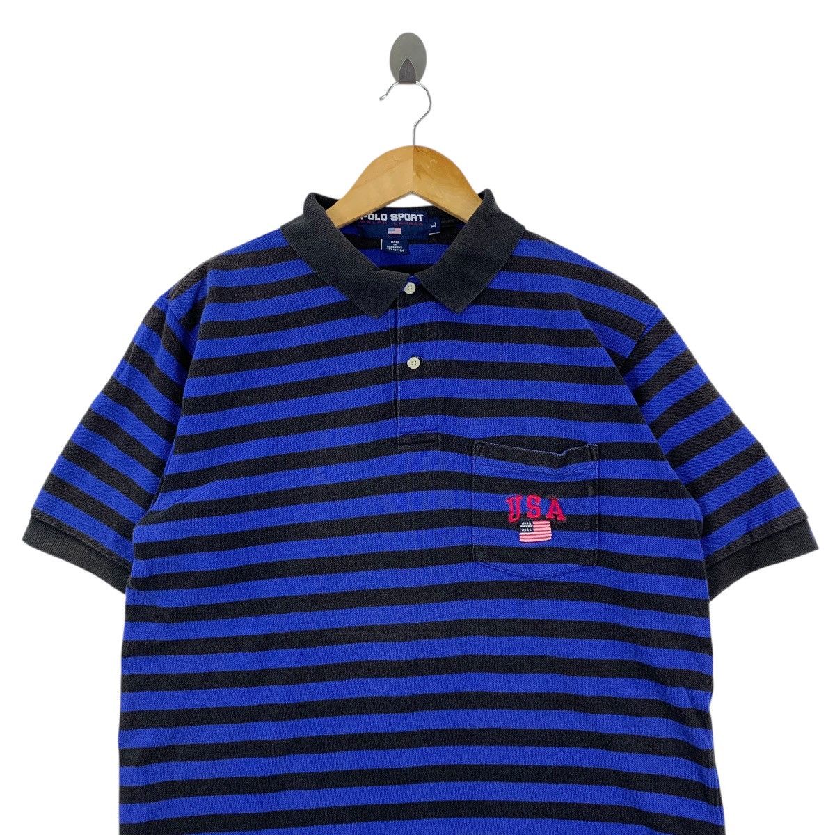 Polo Ralph Lauren × Vintage Vintage Polo Sport RALPH LAUREN Usa Casual Polos T-Shirt Size US L / EU 52-54 / 3 - 2 Thumbnail