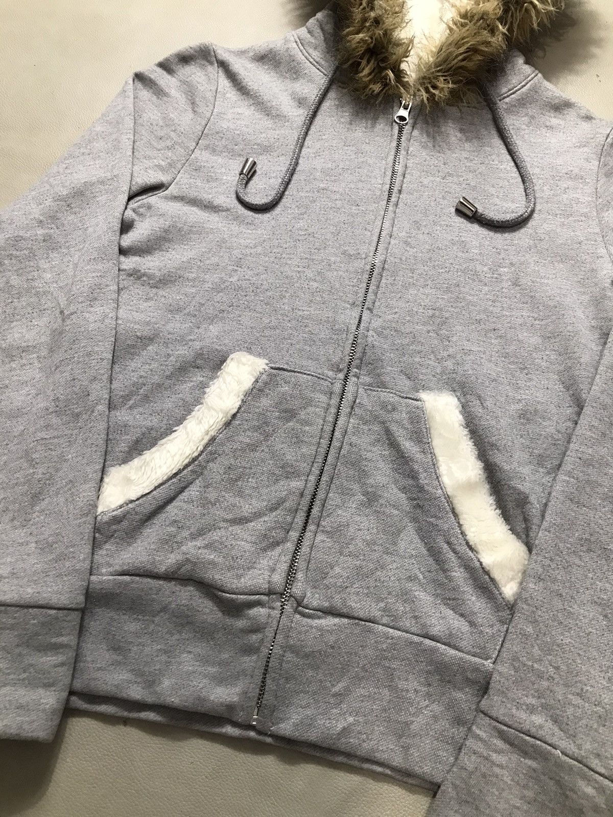 Japanese Brand Colza Zip fur Hoodie distressed ifsix lgb gothic style Size US M / EU 48-50 / 2 - 2 Thumbnail