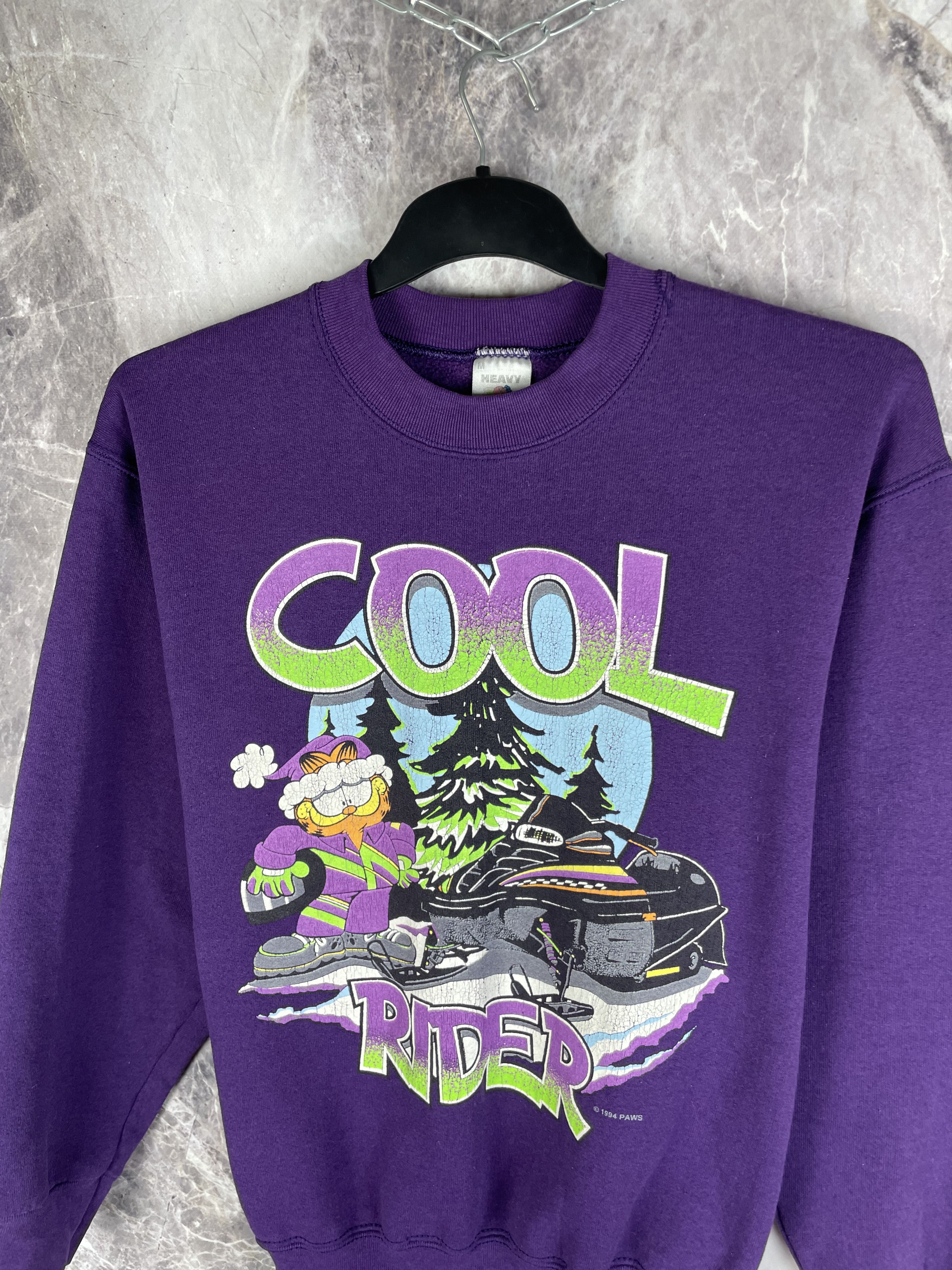Fruit Of The Loom Vintage 1994 Garfield Crewneck Arctic Cat Size US M / EU 48-50 / 2 - 3 Thumbnail