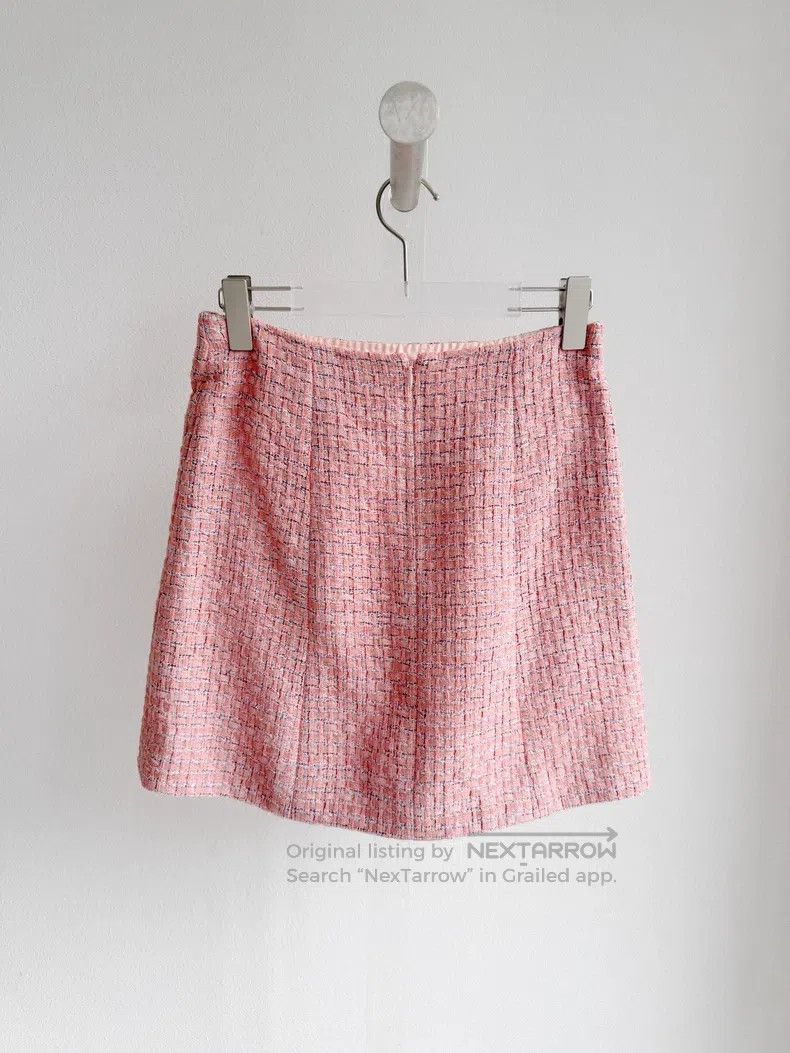Chanel Chanel 24p pink mixed colour braided skirt Size 24" / US 00 / IT 34 - 3 Thumbnail