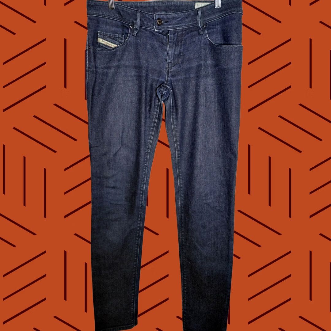 Diesel Diesel NEVY Made in Italy Jeans Blue Solid Denim Slim Men Size 31 Inseam 34 Size US 31 - 1 Thumbnail