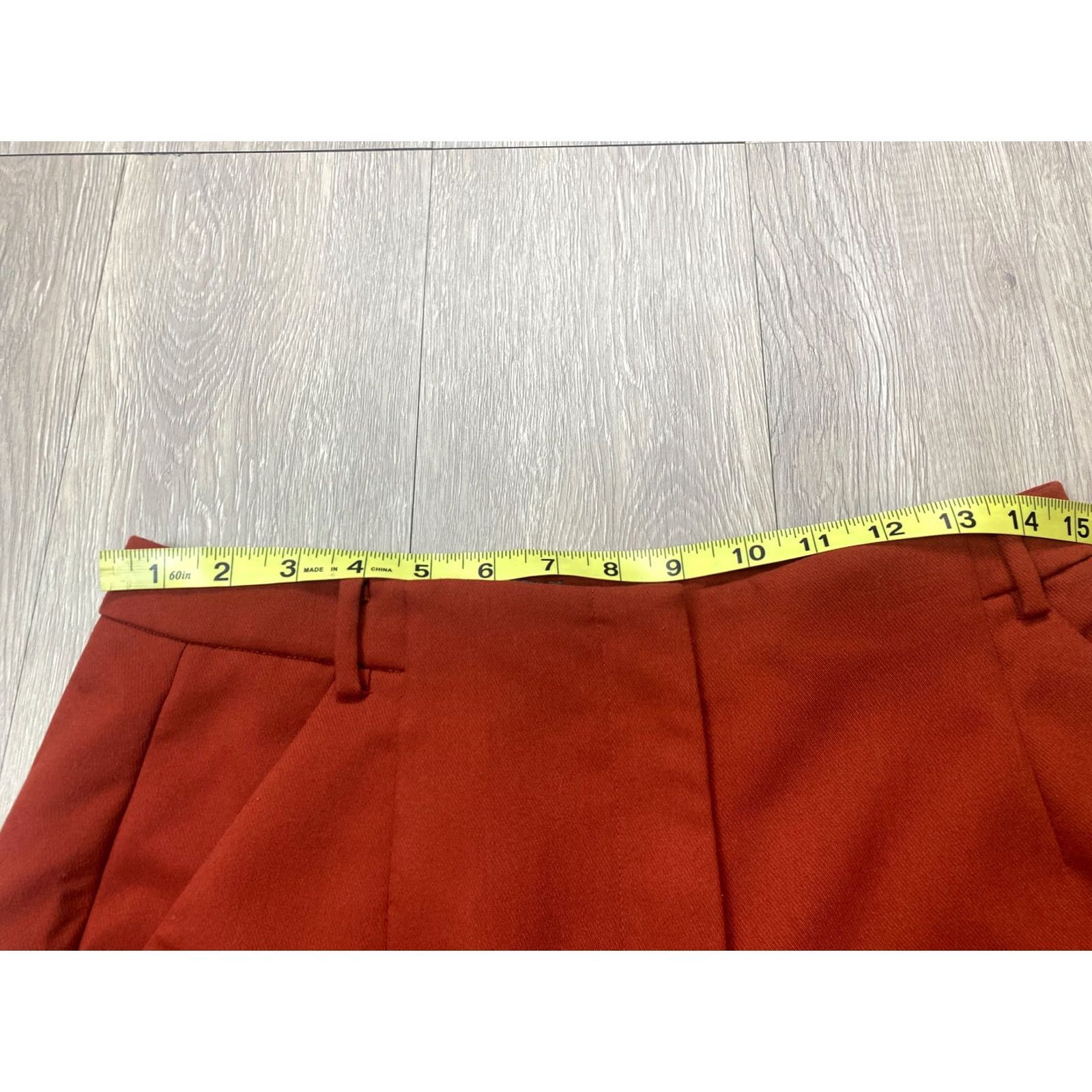 Vince Camuto Vince Camuto Crop Summer Pants Capri Wide Leg Unique Rust 4 Women’s Pants Wide-Leg Summer 21.5 Inseam Pockets Regular Women Size 27" / US 4 / IT 40 - 3 Thumbnail