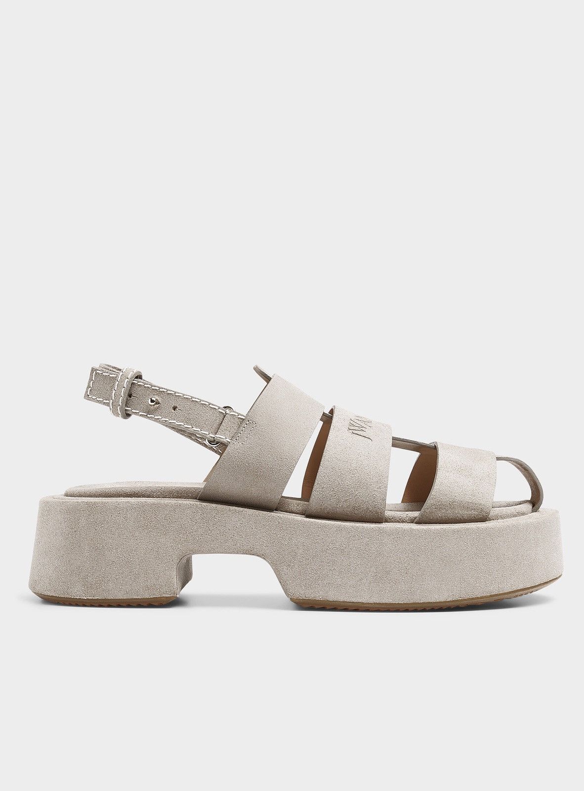 JW Anderson JW Anderson Fisherman Suede Platform Grey Sandals Sz 42 NEW Size US 9 / EU 42 - 1 Thumbnail