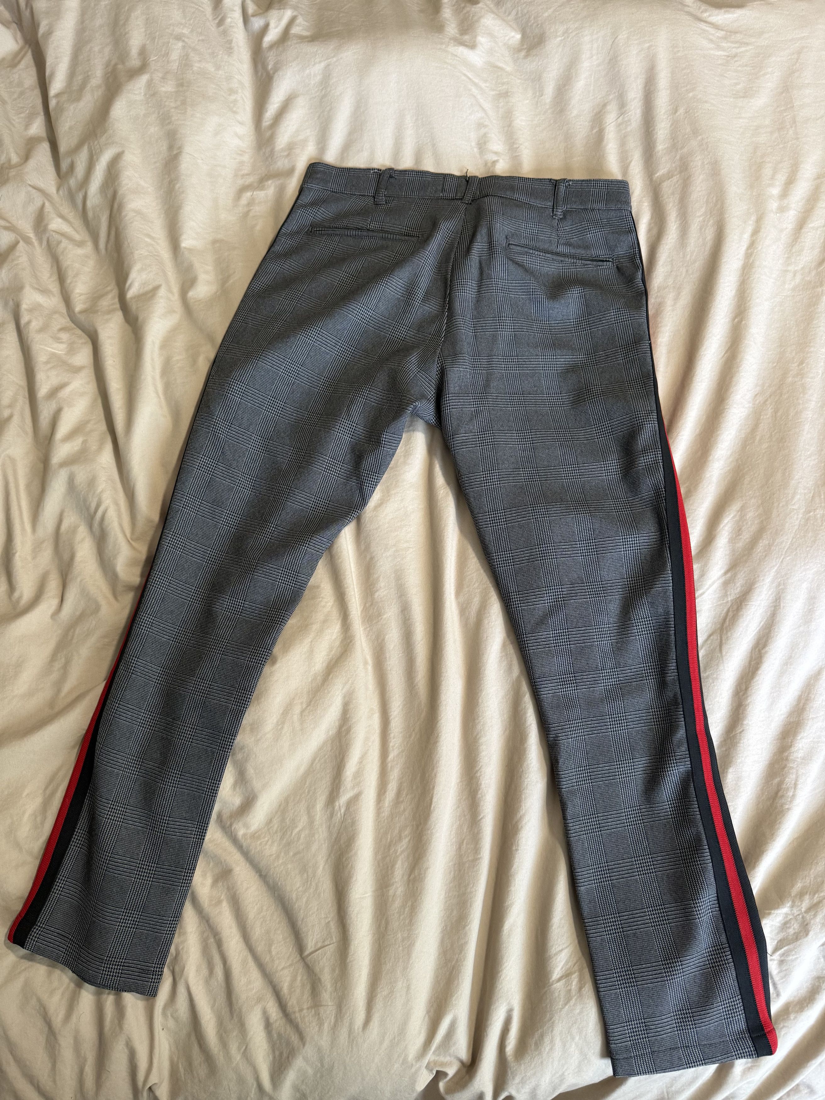 Christos New York Christos New York THE CARTER TROUSERS - BLACK/RED Size US 32 / EU 48 - 3 Thumbnail
