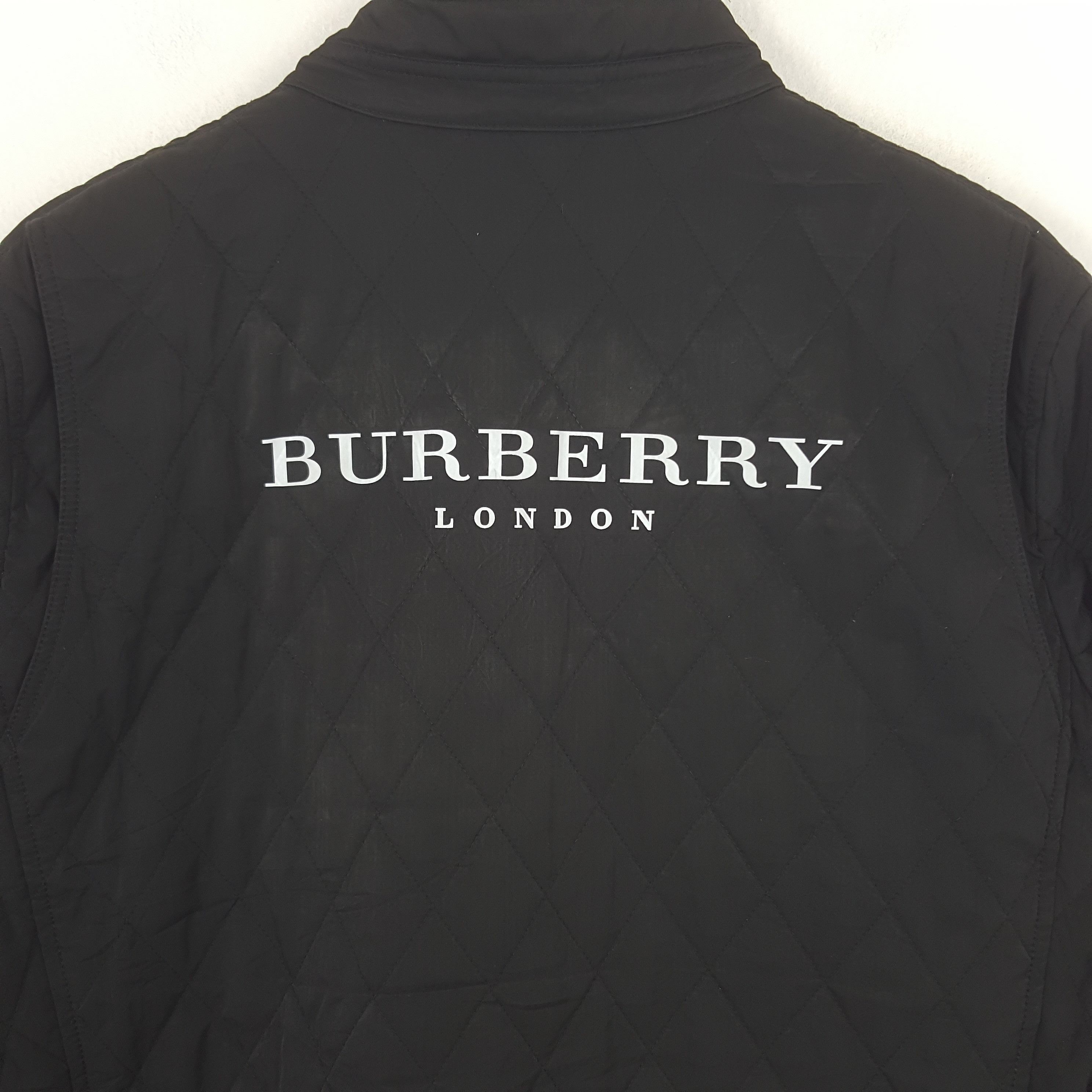 Burberry Vintage Burberry London Custom Spell Out Zipper Jacket Size US L / EU 52-54 / 3 - 2 Thumbnail