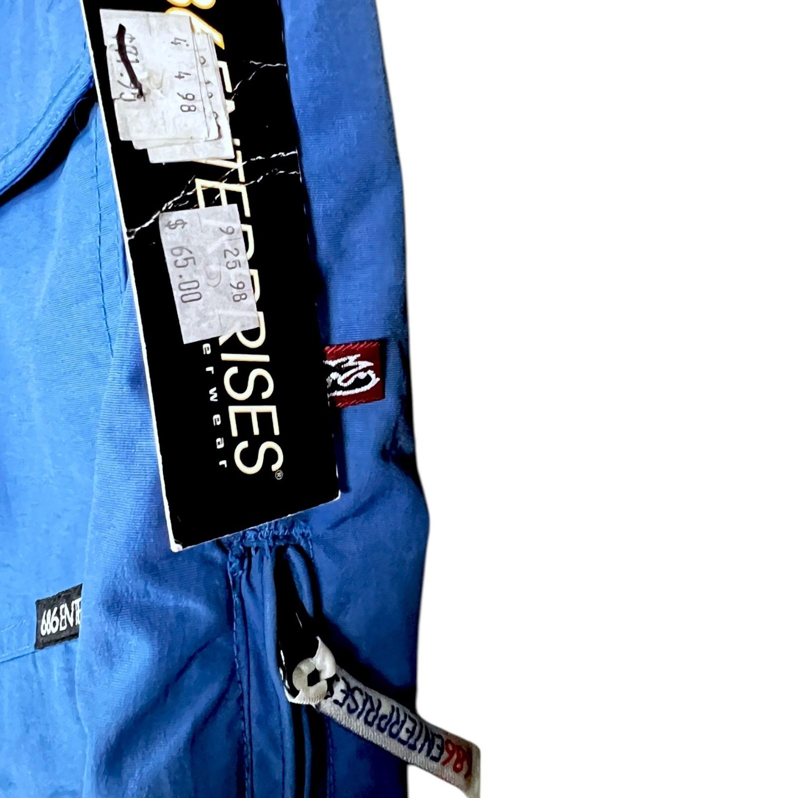 686 Vintage 686 Enterprises Men's Large Blue Snowboarding Pants Size US 34 / EU 50 - 4 Thumbnail