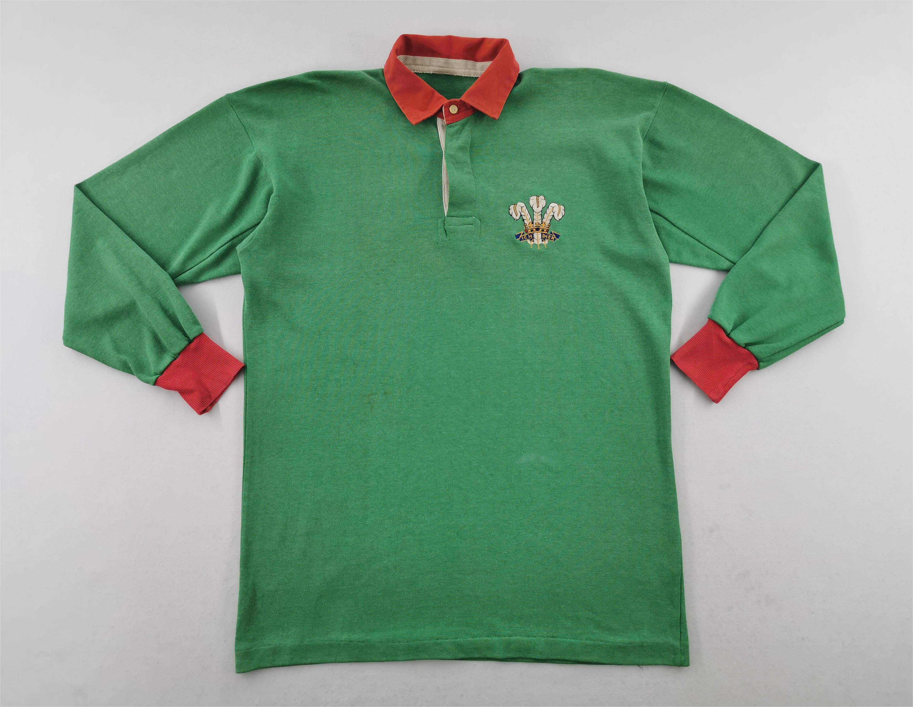 Vintage Distressed Shirt Vintage 80's Wales Rugby Shirt Size M Size US M / EU 48-50 / 2 - 3 Thumbnail