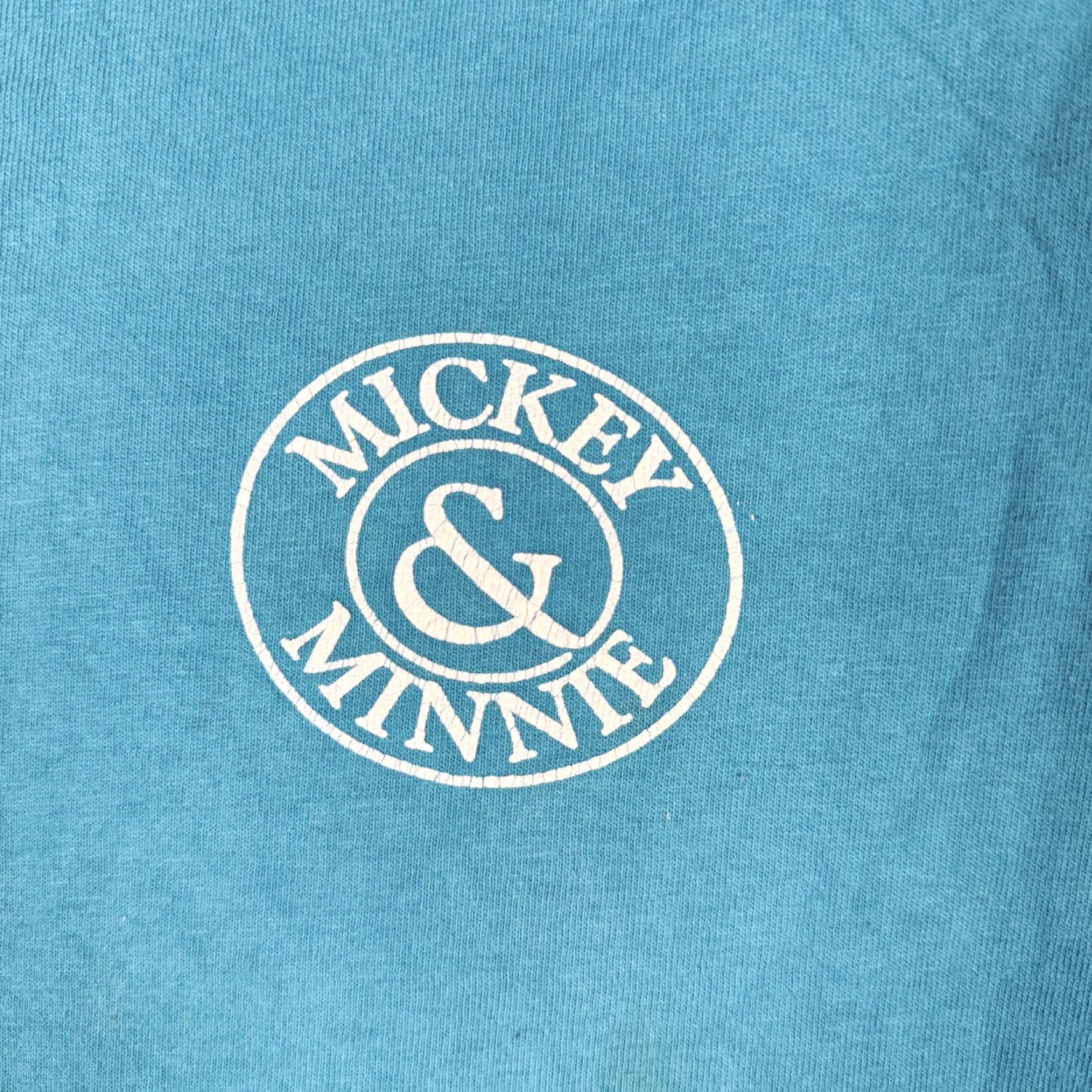 Disney Disney Mickey & Minnie Mouse USA Made T-Shirt Blue Men Small Shirt Size US S / EU 44-46 / 1 - 4 Thumbnail