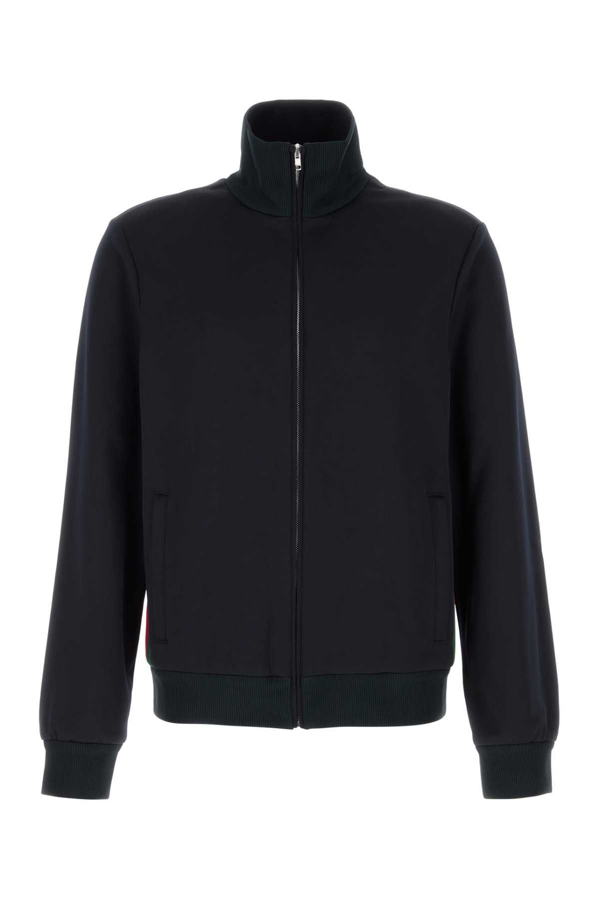 Gucci Dark Blue Polyester Blend Sweatshirt Size US L / EU 52-54 / 3 - 1 Thumbnail