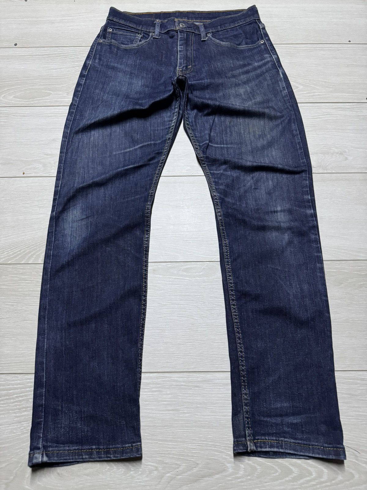 Levi's Vintage Levis 502 Y2K Blue Wash Distressed Skinny Jeans Size US 30 / EU 46 - 1 Thumbnail