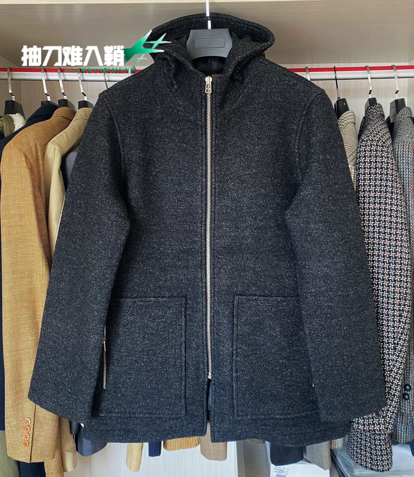 Vintage Rustenbury Wool Hooded Jacket Coat Size US L / EU 52-54 / 3 - 1 Thumbnail